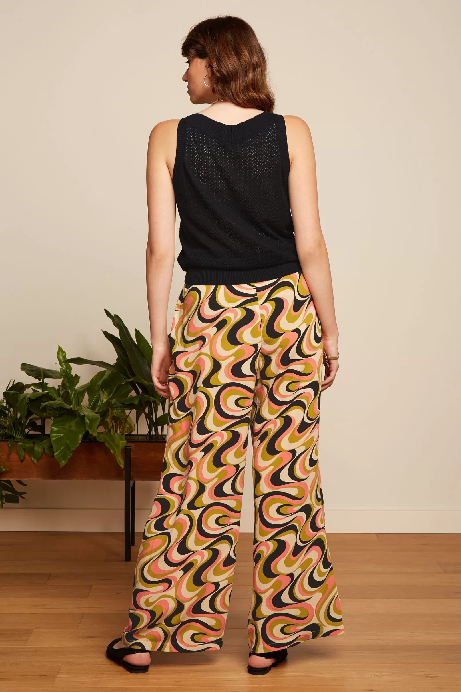 adeline_pants_manic_2.webp Broeken*King Louie Adeline Pants Manic Spring Yellow