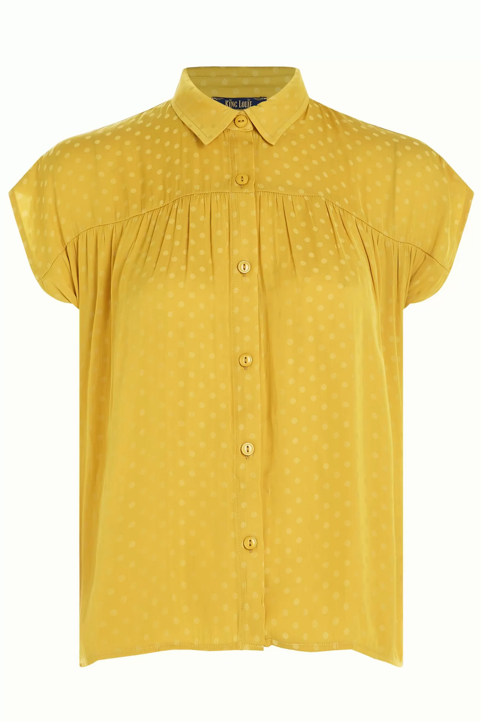 amy_blouse_bisque_3.webp Blouses*King Louie Amy Blouse Bisque Tuscan Yellow