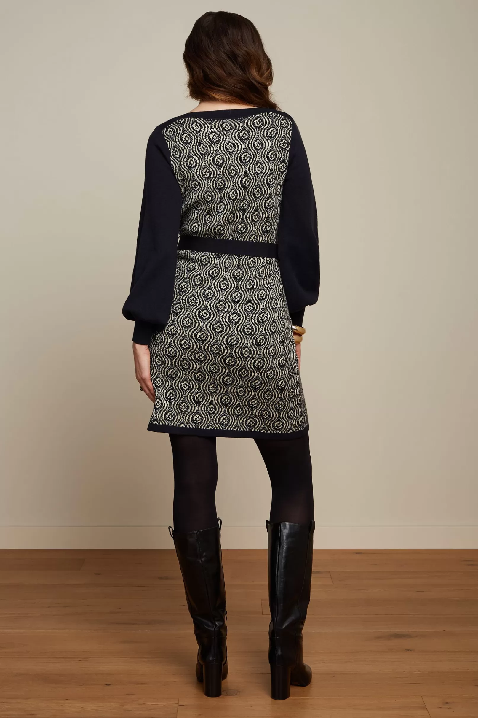 audrey_tunic_dress_maurice_2.webp Jurken*King Louie Audrey Tunic Dress Maurice Black