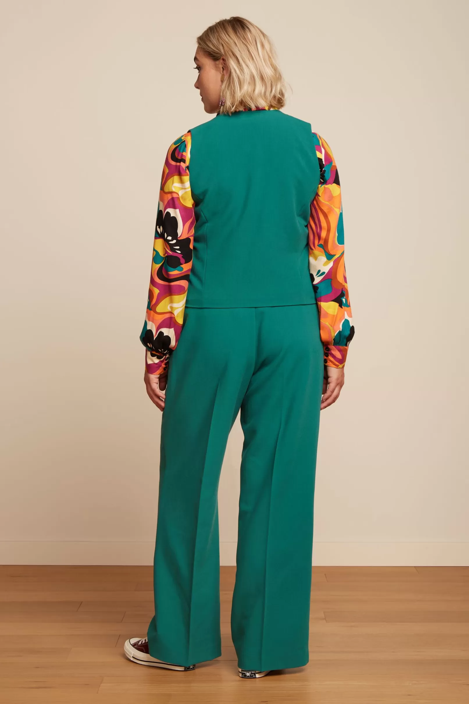 bianca_gilet_simonet_2-1.webp Tops & Shirts*King Louie Bianca Gilet Simonet Ponderosa Green