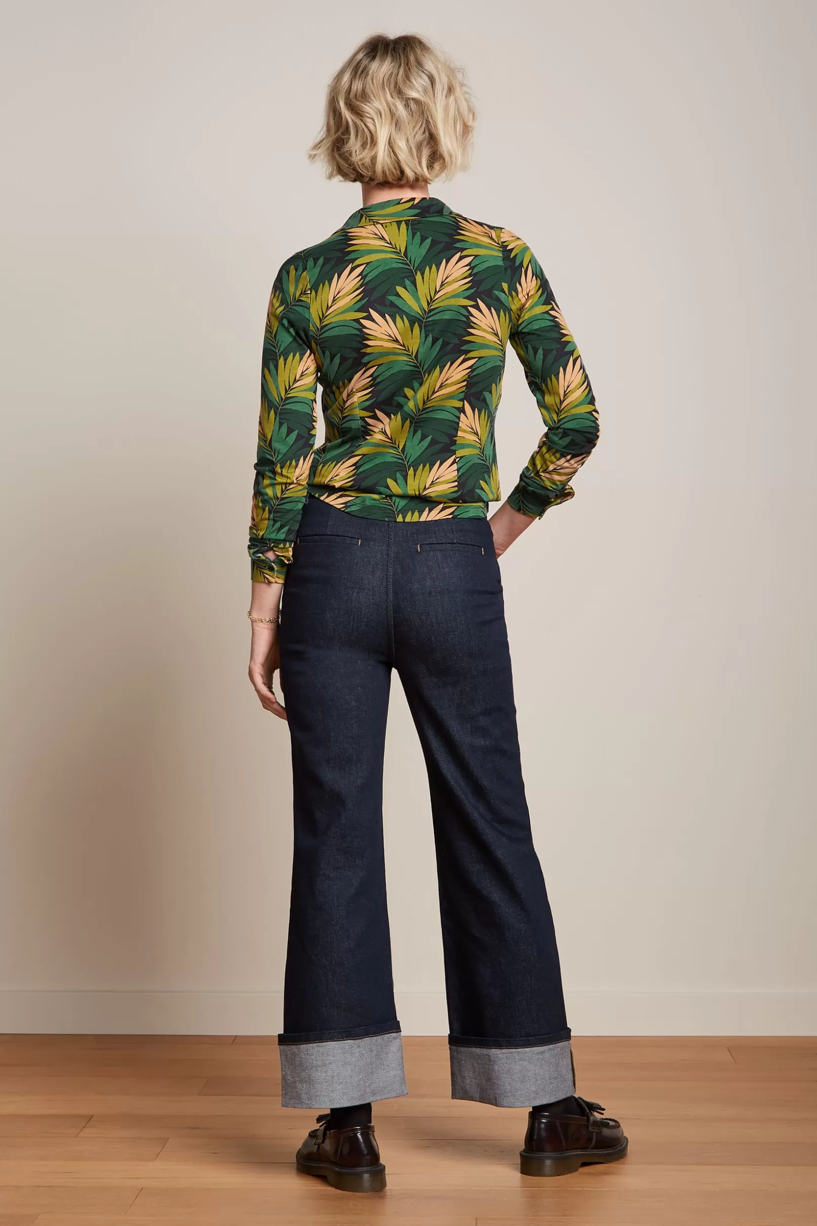 blouse_ornette_2.webp Blouses*King Louie Blouse Ornette Pine Green