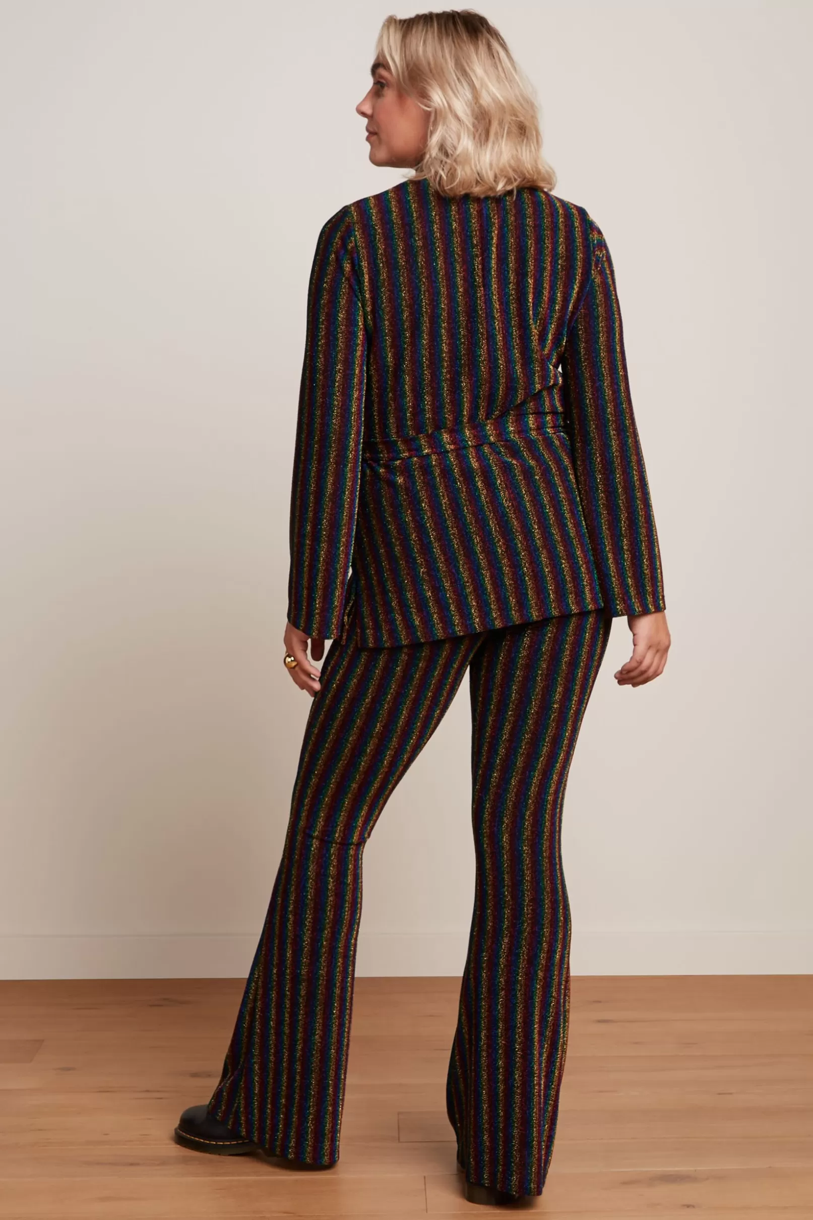 border_flared_pants_alma_lurex_2.webp Broeken*King Louie Border Flared Pants Alma Lurex Multi Color