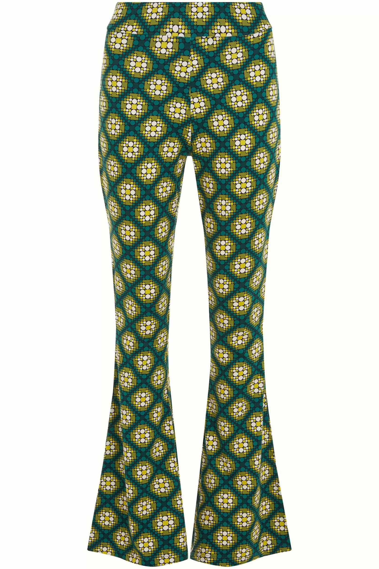 border_flared_pants_kirby_3.webp Broeken*King Louie Border Flared Pants Kirby Para Green