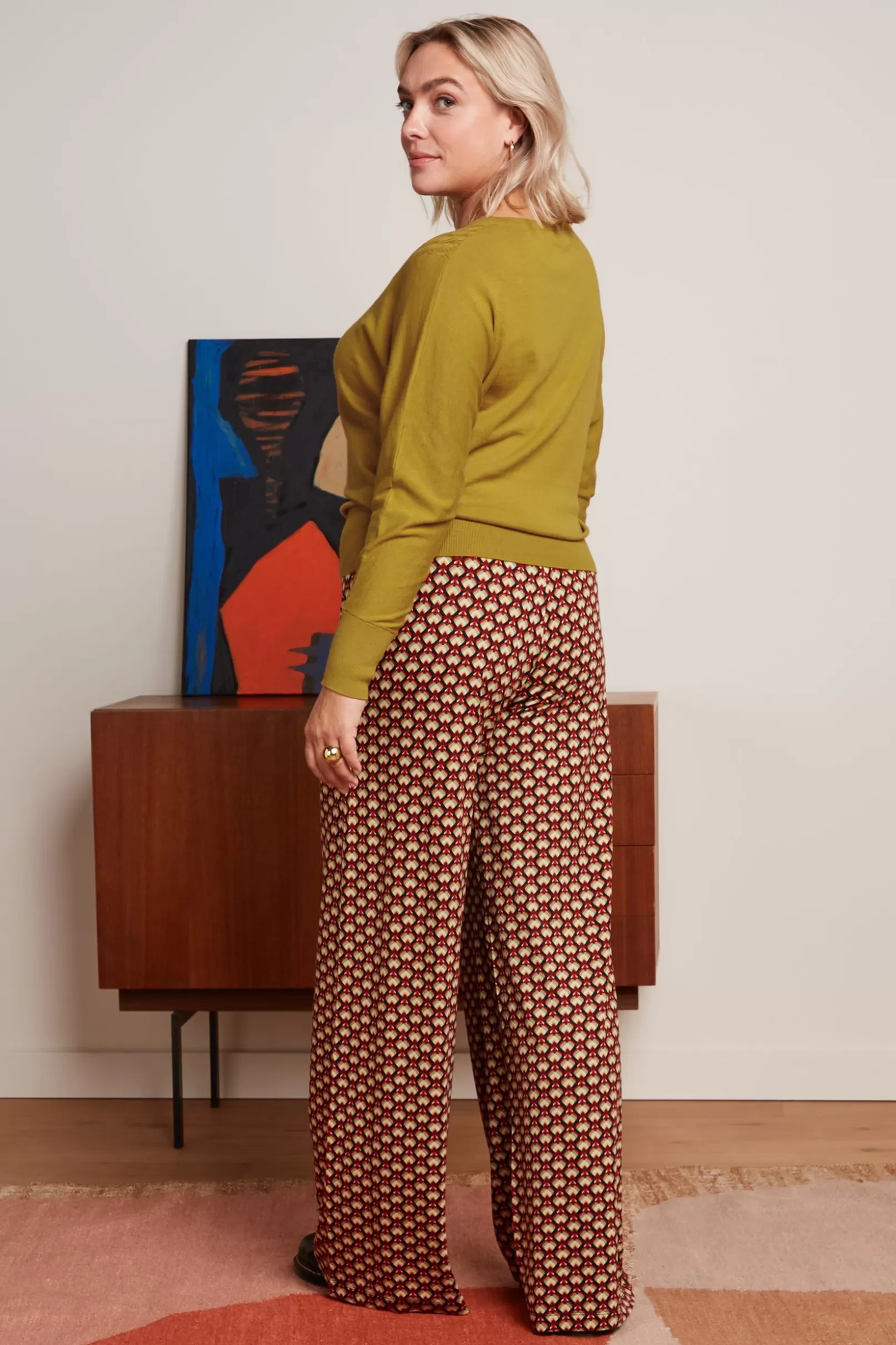 border_palazzo_pants_valet_2.webp Broeken*King Louie Border Palazzo Pants Valet Cabernet Red