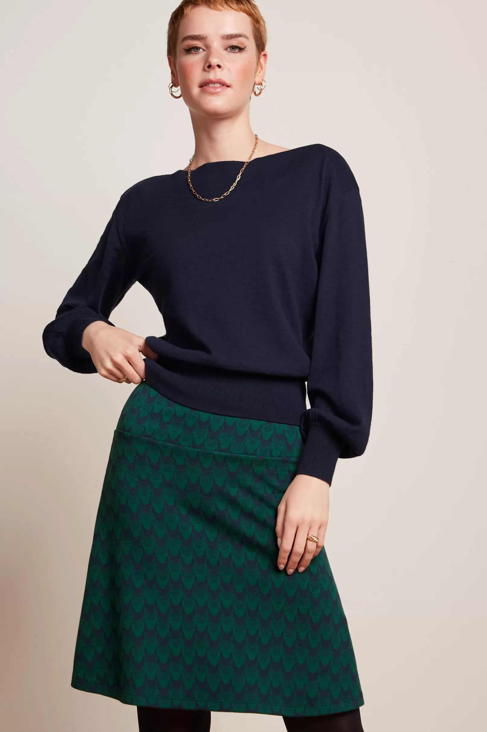 border_skirt_duffy_jacquard_3.webp Rokken*King Louie Border Skirt Duffy Jacquard Evening Blue