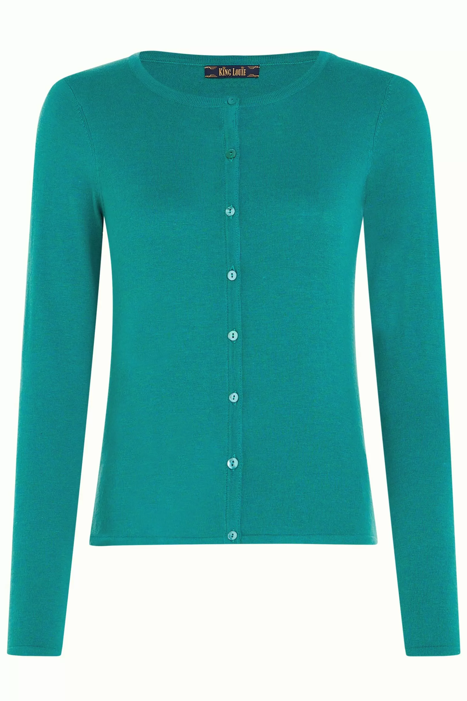 cardi_roundneck_cocoon_2-7.webp Vesten*King Louie Cardi Roundneck Cocoon Dark Aqua Green