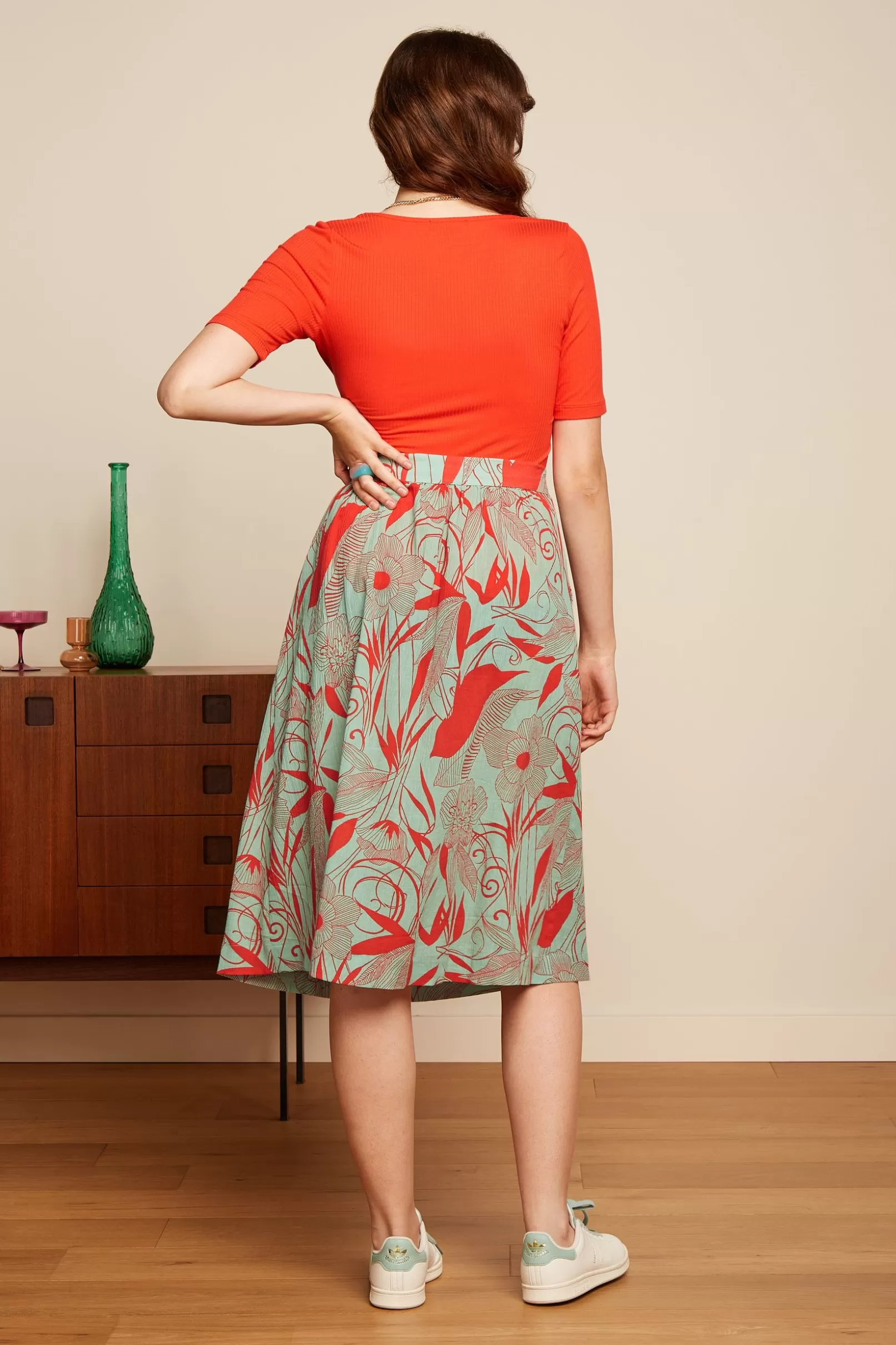 carice_top_uni_rib_2.webp Tops & Shirts*King Louie Carice Top Uni Rib Sun Orange