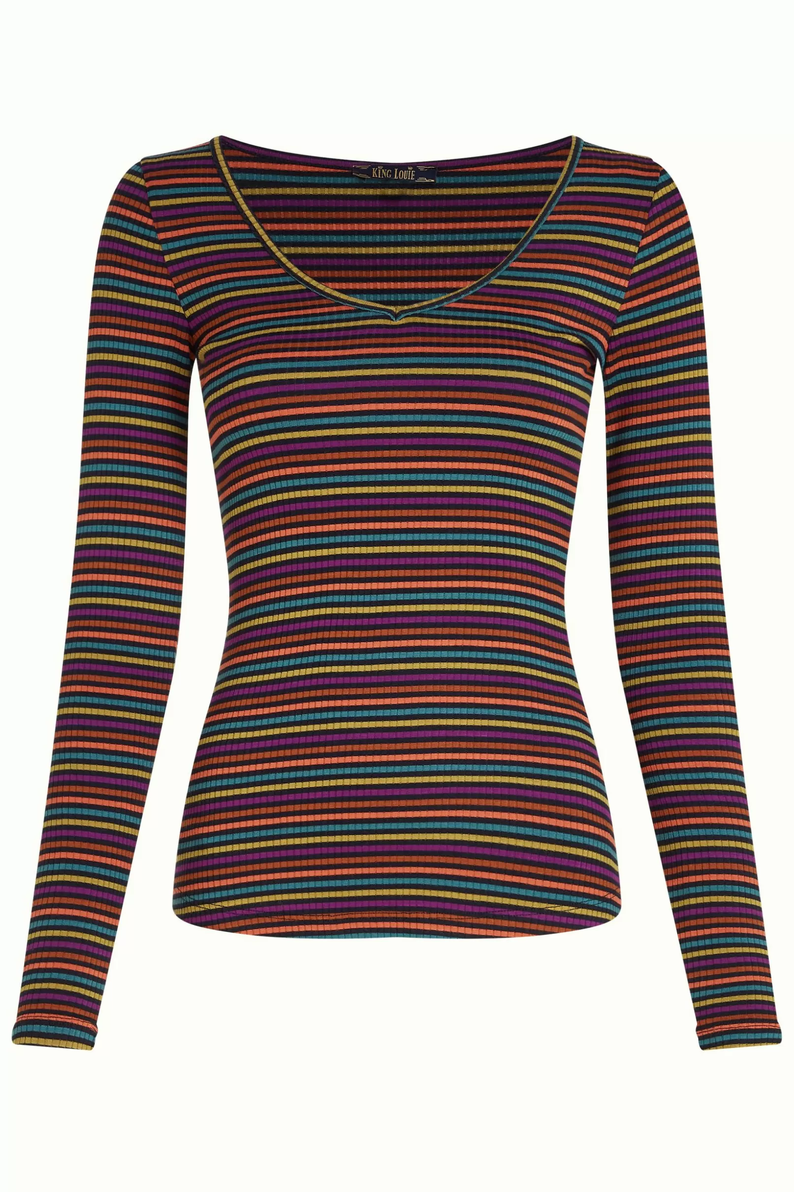 carice_v_top_rolla_stripe_2-1.webp Tops & Shirts*King Louie Carice V Top Rolla Stripe Umbre