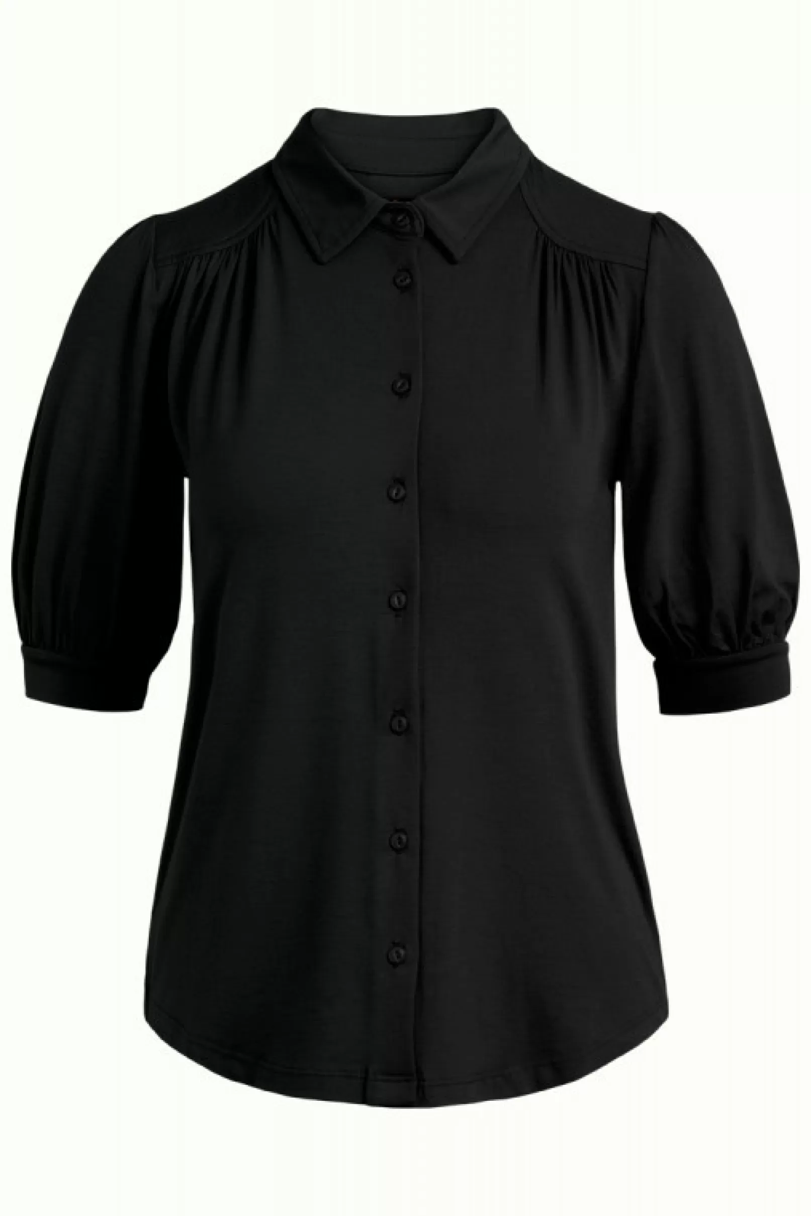 carina_blouse_ecovero_light_3-2.webp Blouses*King Louie Carina Blouse Ecovero Light Black