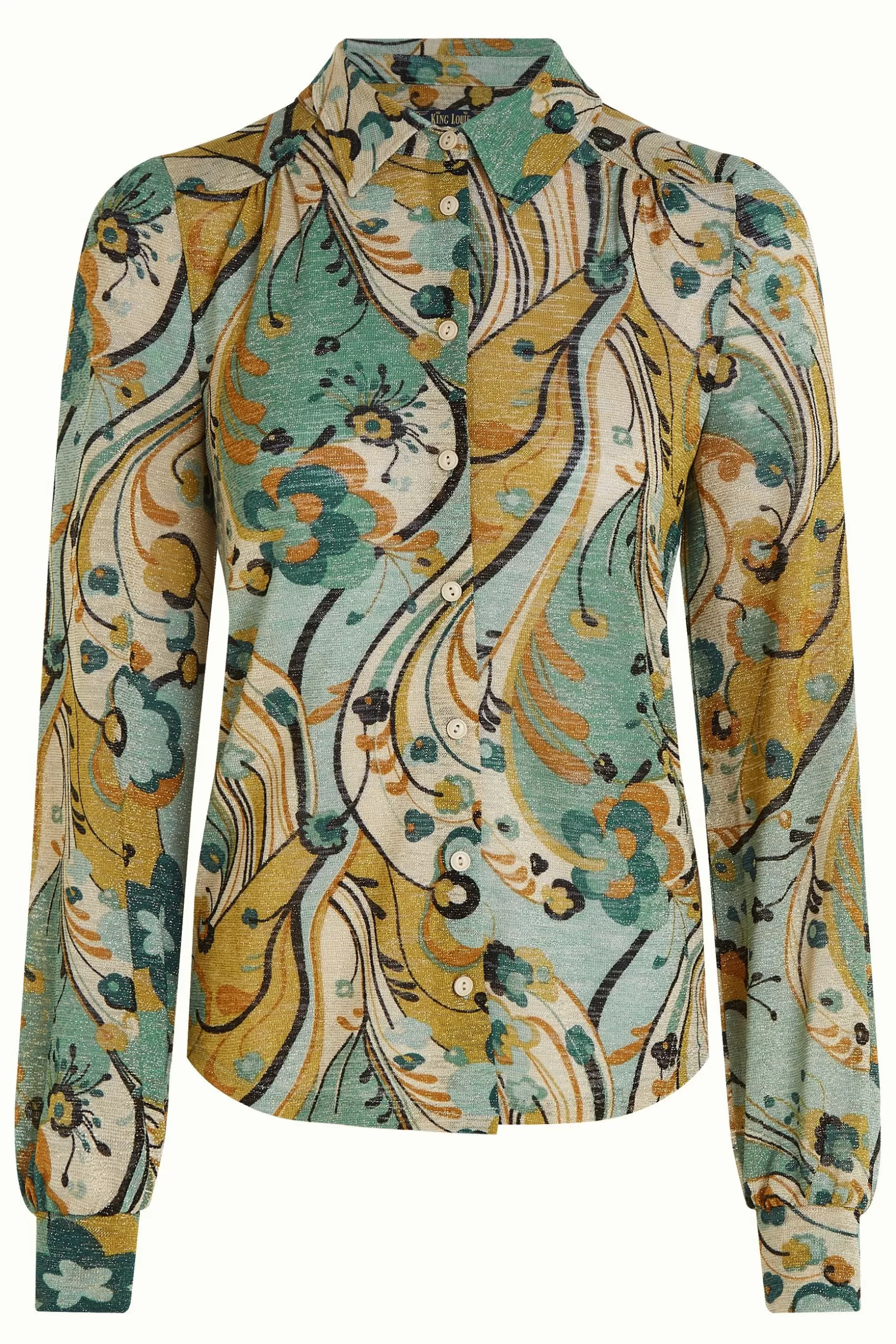 carina_blouse_frenzy_3.webp Blouses*King Louie Carina Blouse Frenzy Dusty Turquoise