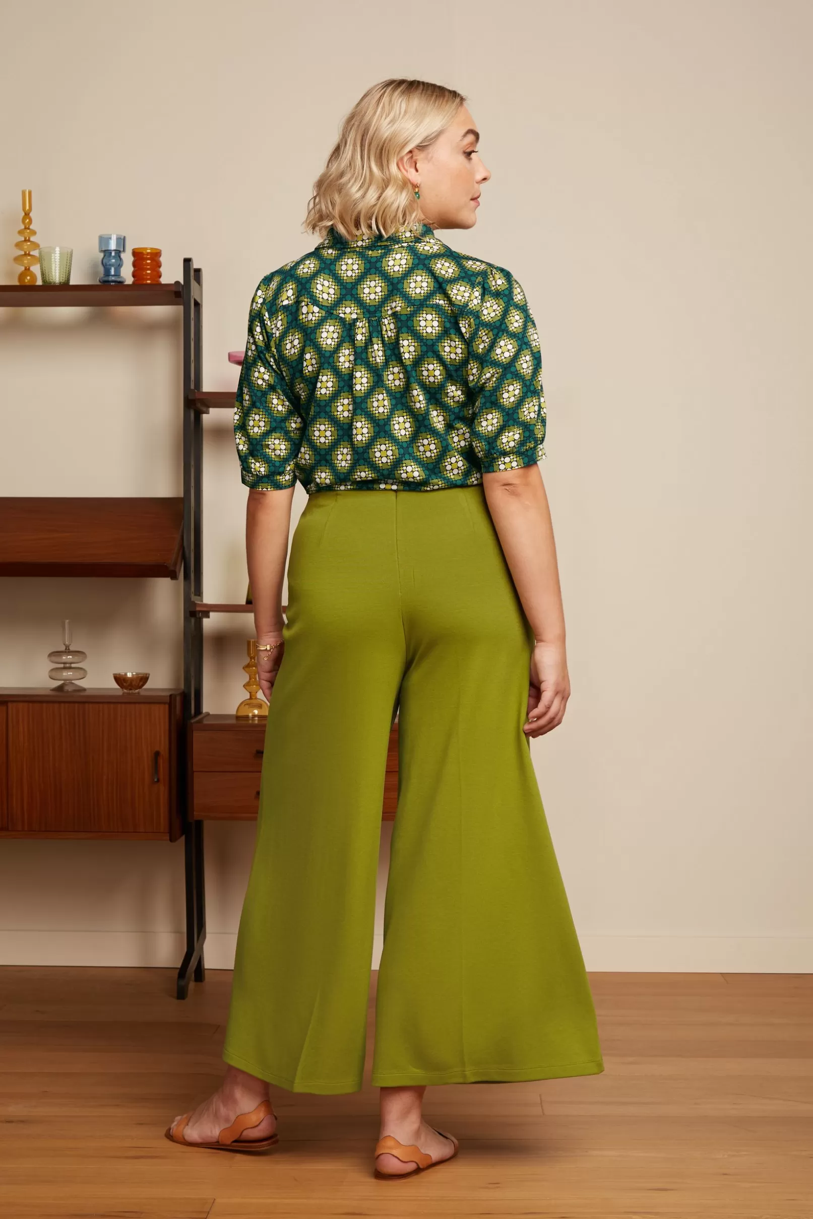 carina_blouse_kirby_2.webp Blouses*King Louie Carina Blouse Kirby Para Green