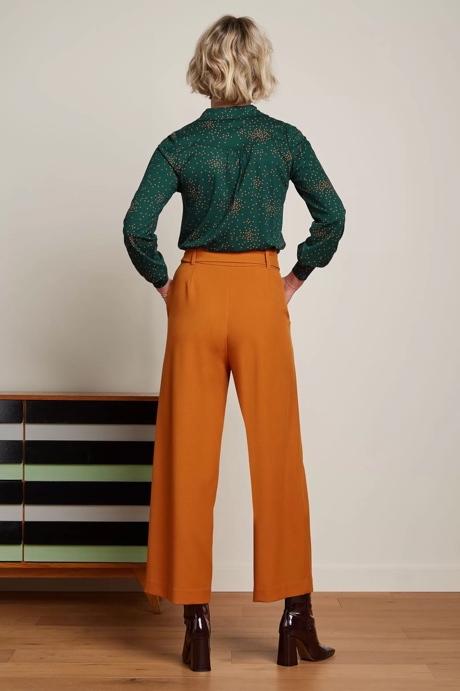 carina_blouse_valentine_2.webp Blouses*King Louie Carina Blouse Valentine Pine Green