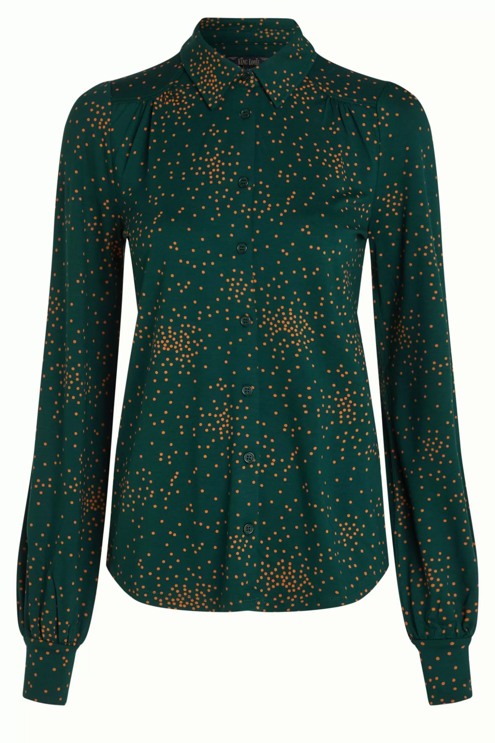 carina_blouse_valentine_3.webp Blouses*King Louie Carina Blouse Valentine Pine Green