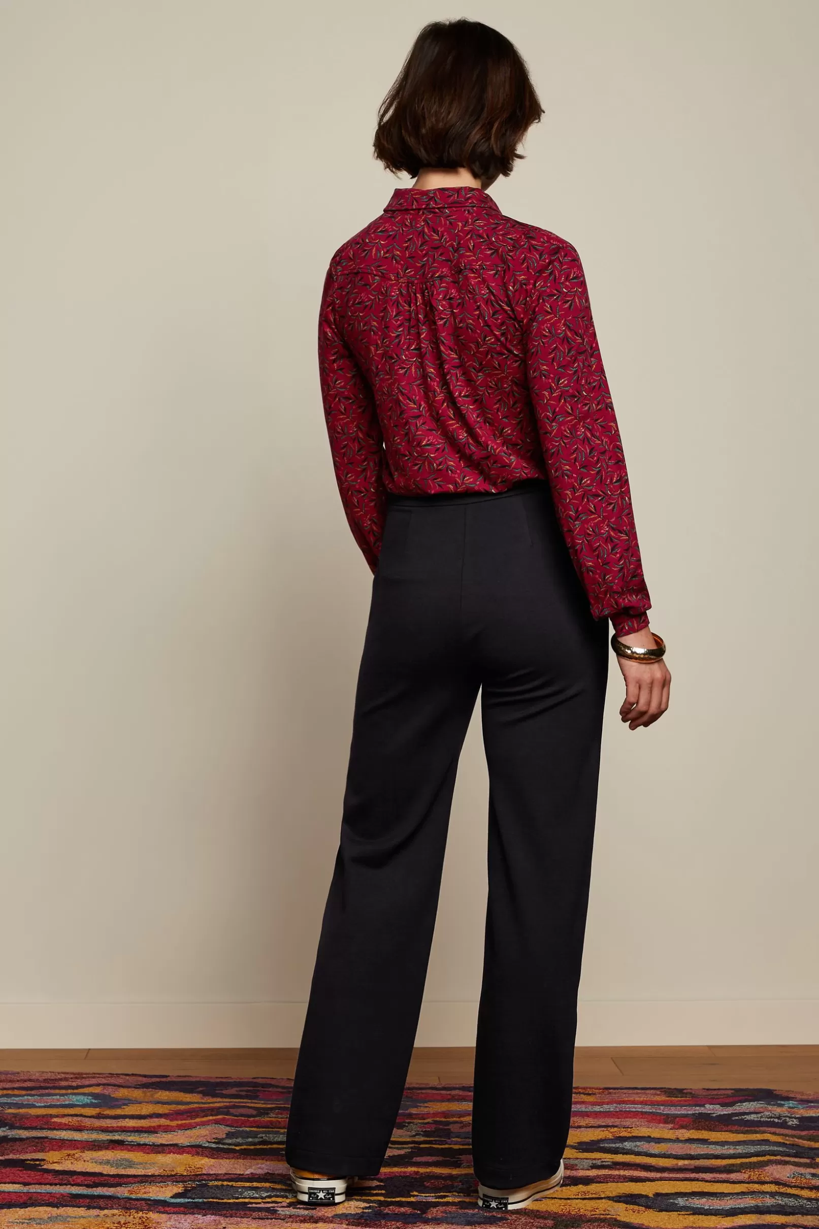 carina_blouse_vinti_2.webp Blouses*King Louie Carina Blouse Vinti Cherry Red
