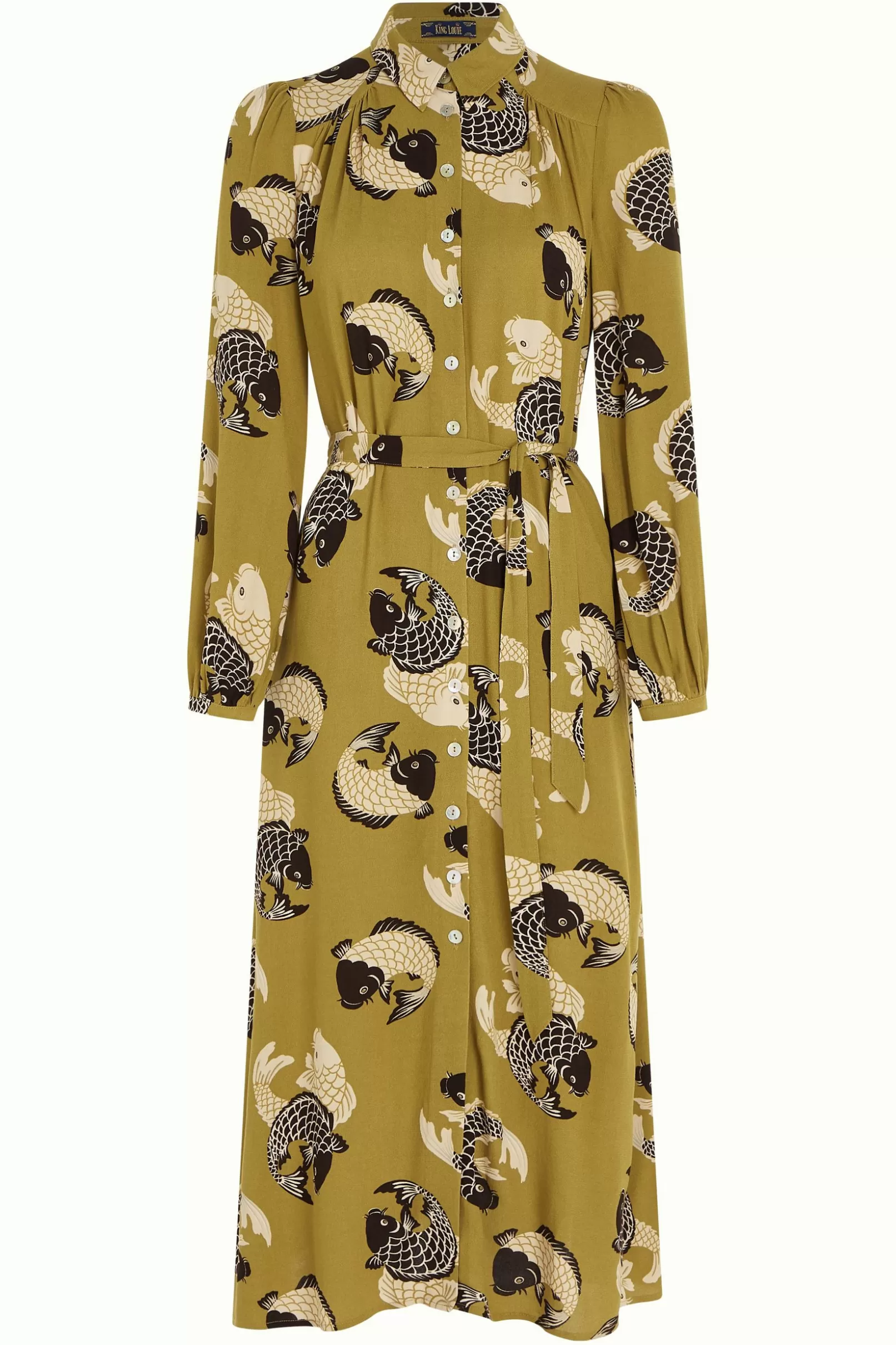 carina_dress_koi_6.webp Jurken*King Louie Carina Dress Koi Chartreuse Yellow