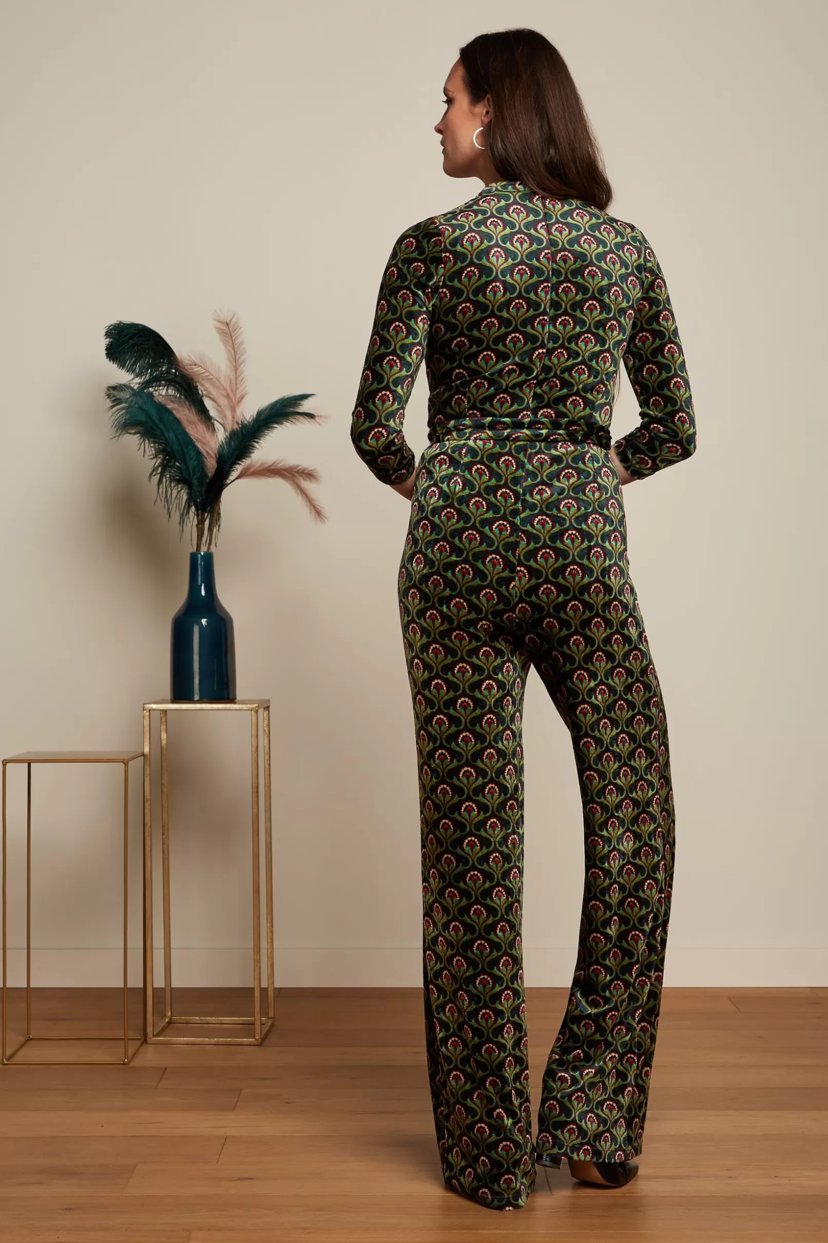 chinese_jumpsuit_jubilee_2.webp Jumpsuits*King Louie Chinese Jumpsuit Jubilee Pine Green