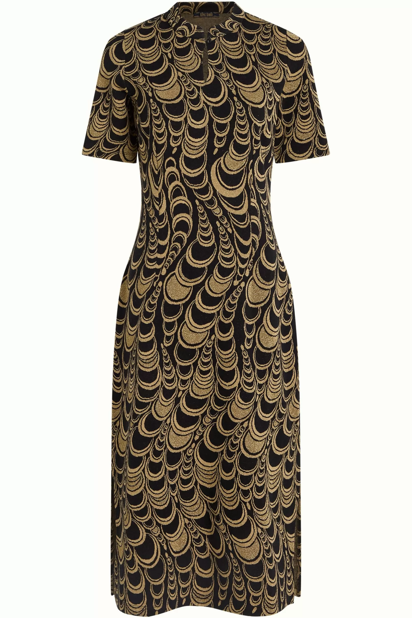 chinese_midi_dress_bobbin_jacquard_3.webp Jurken*King Louie Chinese Midi Dress Bobbin Jacquard Black