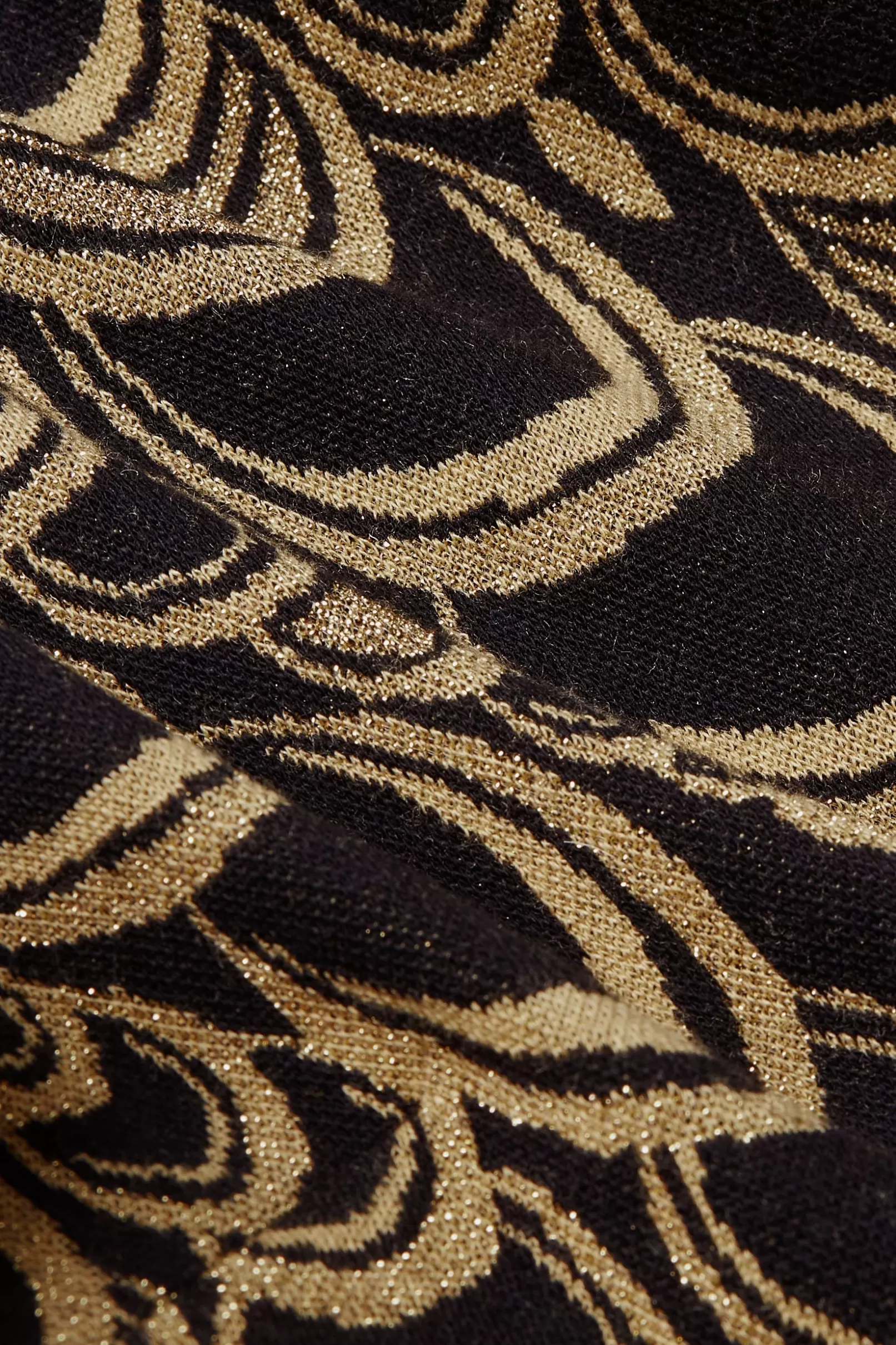 chinese_midi_dress_bobbin_jacquard_4.webp Jurken*King Louie Chinese Midi Dress Bobbin Jacquard Black