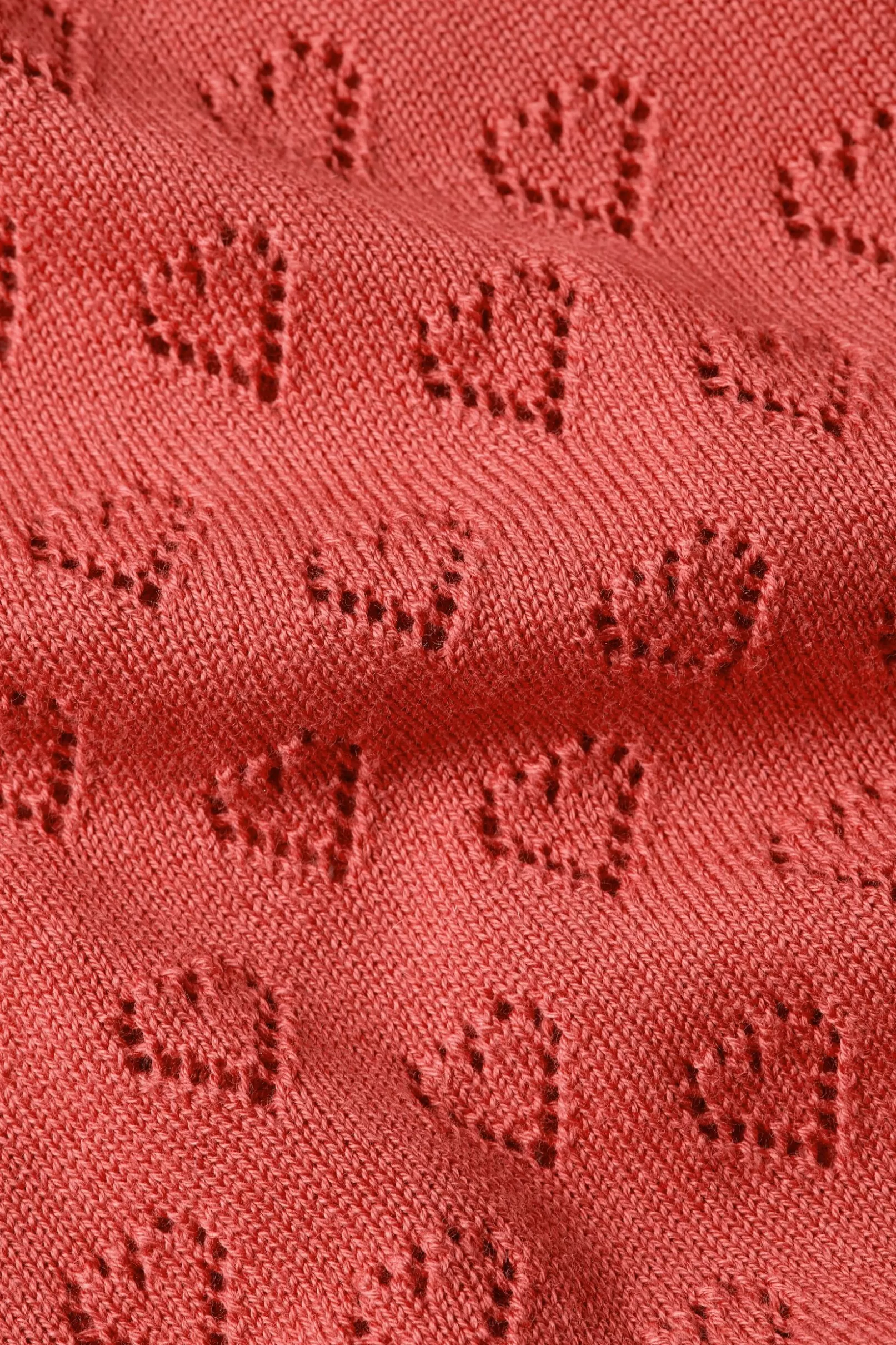 deep_v_top_heart_ajour_4.webp Tops & Shirts*King Louie Deep V Top Heart Ajour Tweed Orange