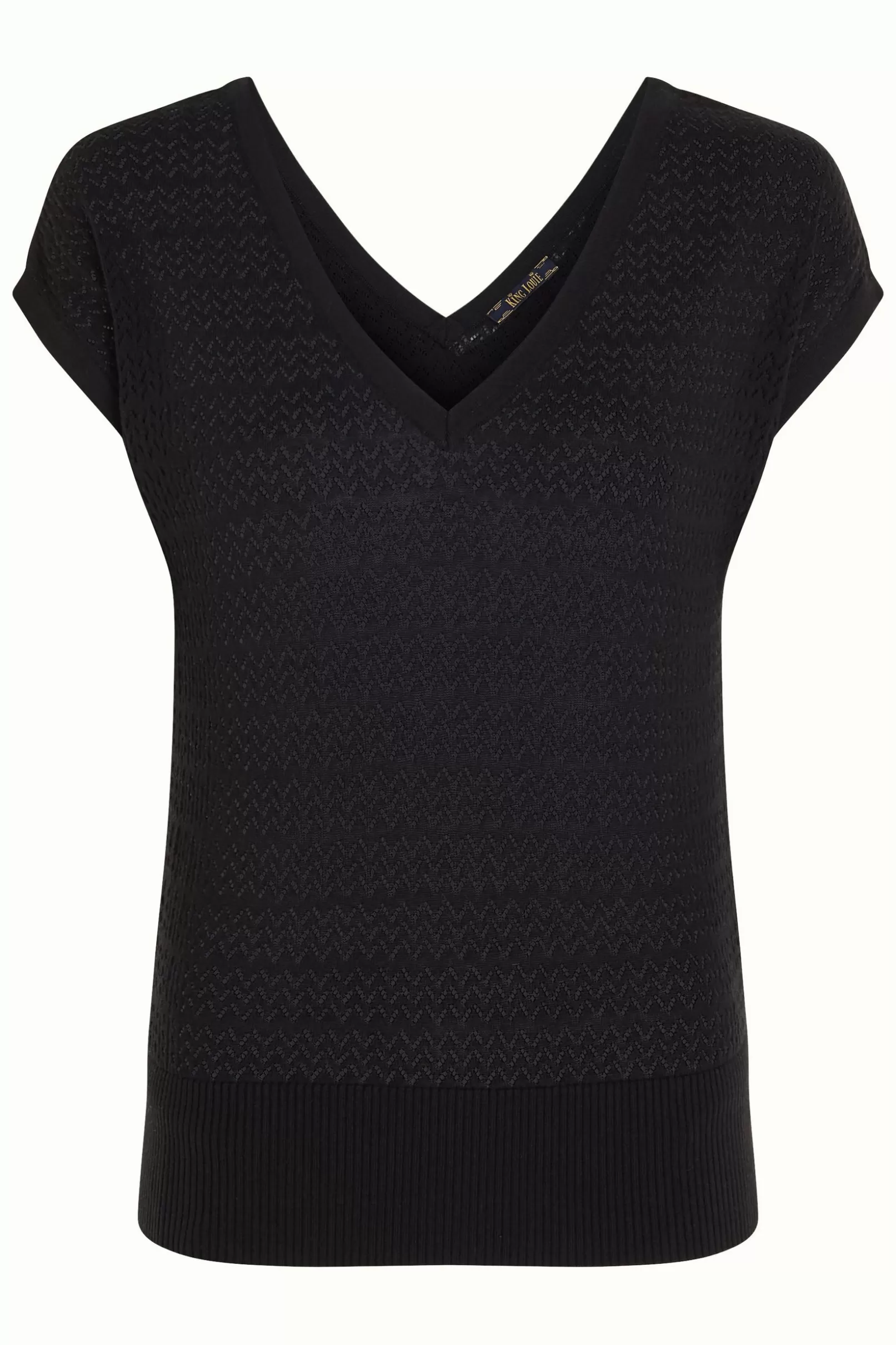 double_v_top_mateo_knit_3-1.webp Tops & Shirts*King Louie Double V Top Mateo Knit Black