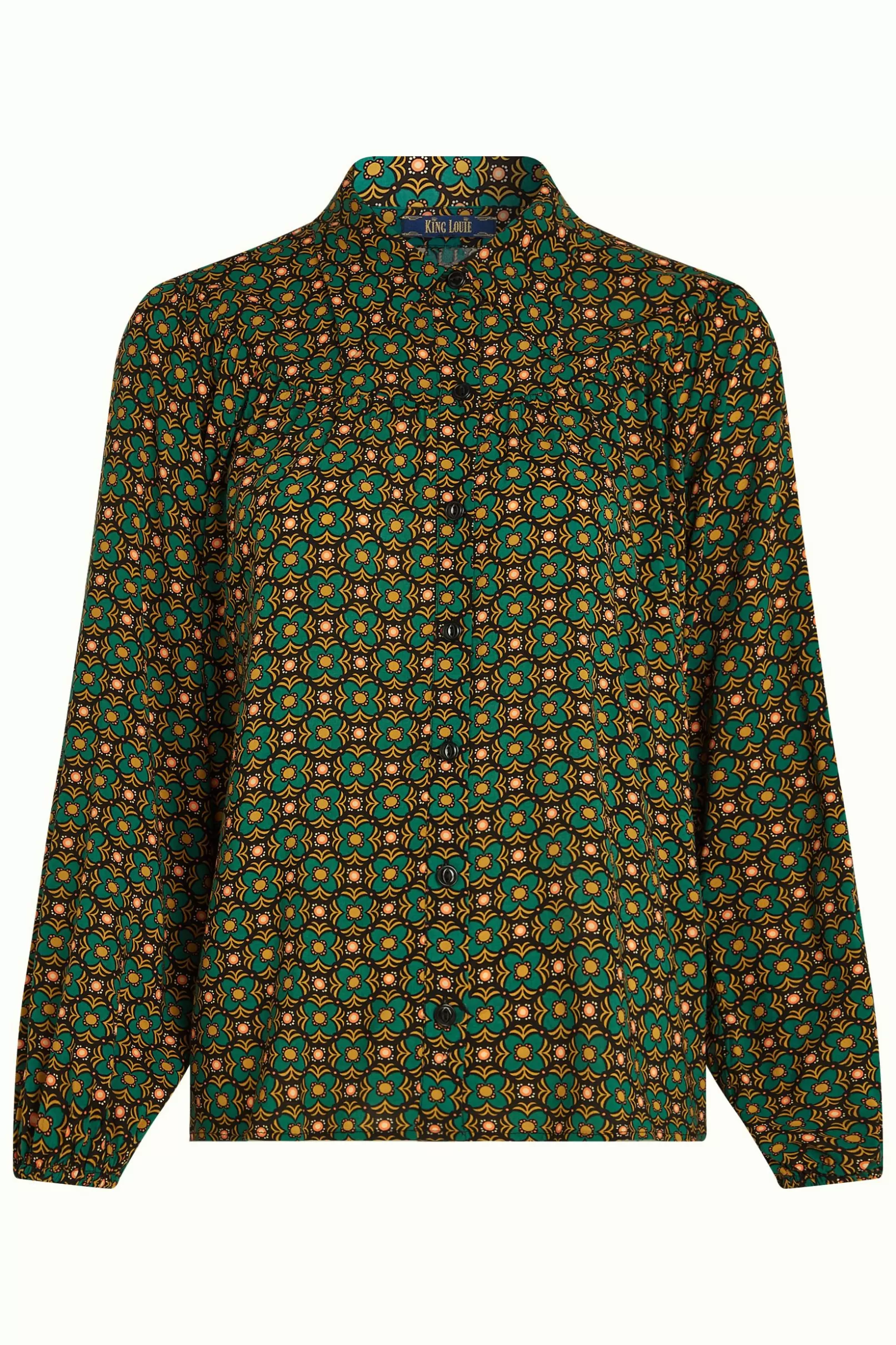 edith_blouse_valley_2.webp Blouses*King Louie Edith Blouse Valley Peacock Green