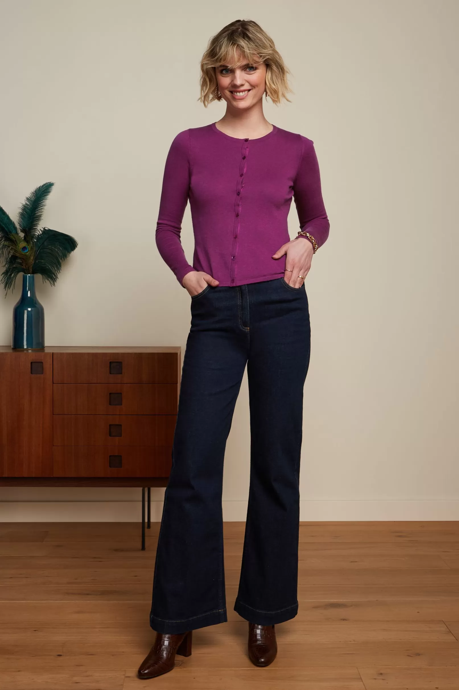 ella_pants_walker_denim_1.webp Broeken*King Louie Ella Pants Walker Denim Indigo Blue