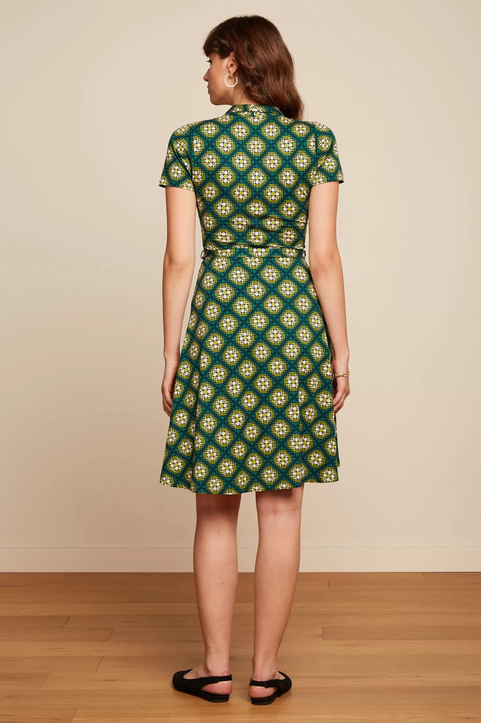 emmy_dress_kirby_2.webp Jurken*King Louie Emmy Dress Kirby Para Green