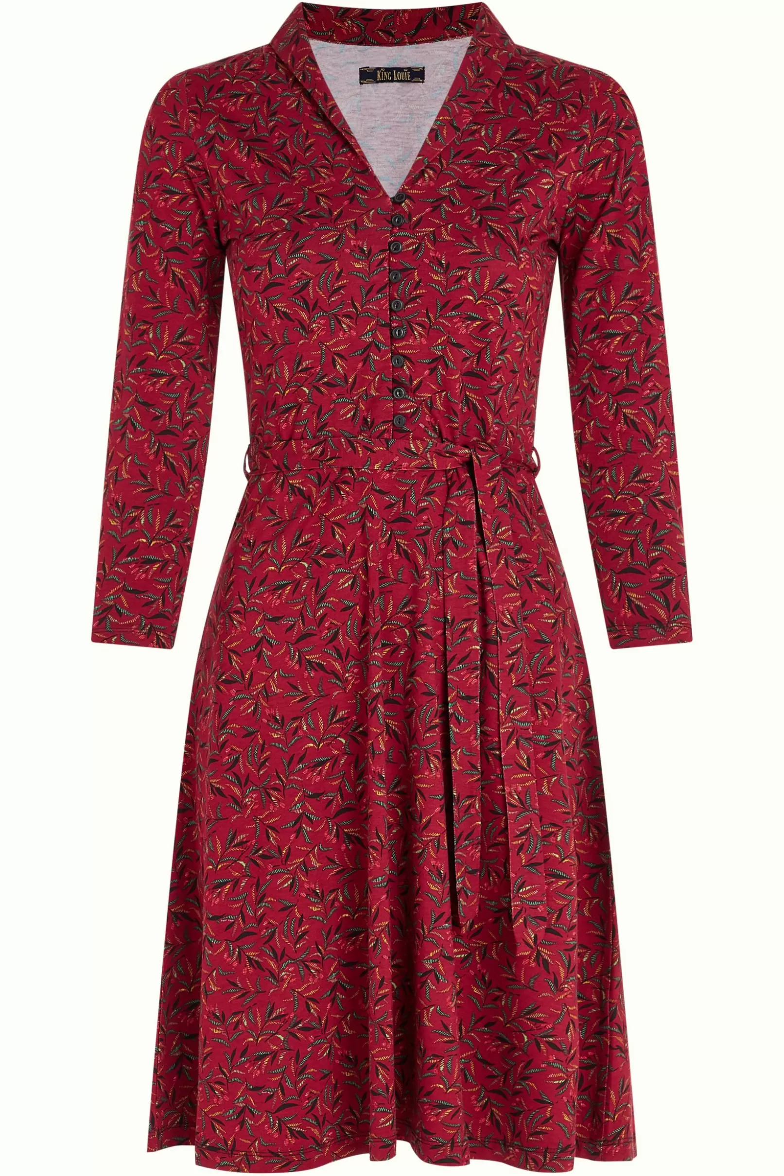 emmy_dress_vinti_3.webp Jurken*King Louie Emmy Dress Vinti Cherry Red