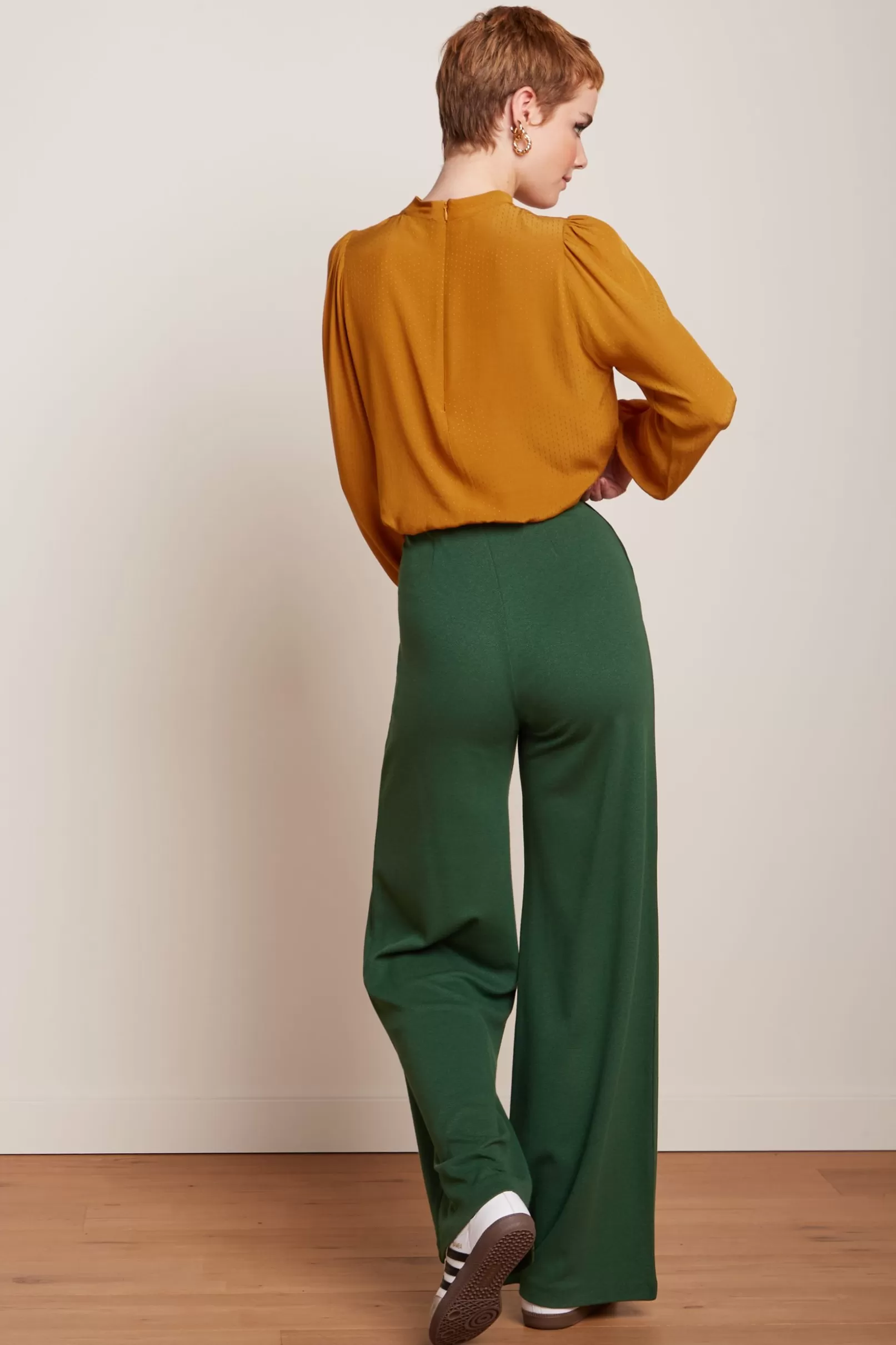 fintan_pants_milano_crepe_2-3.webp Broeken*King Louie Fintan Pants Milano Crepe Forest Green