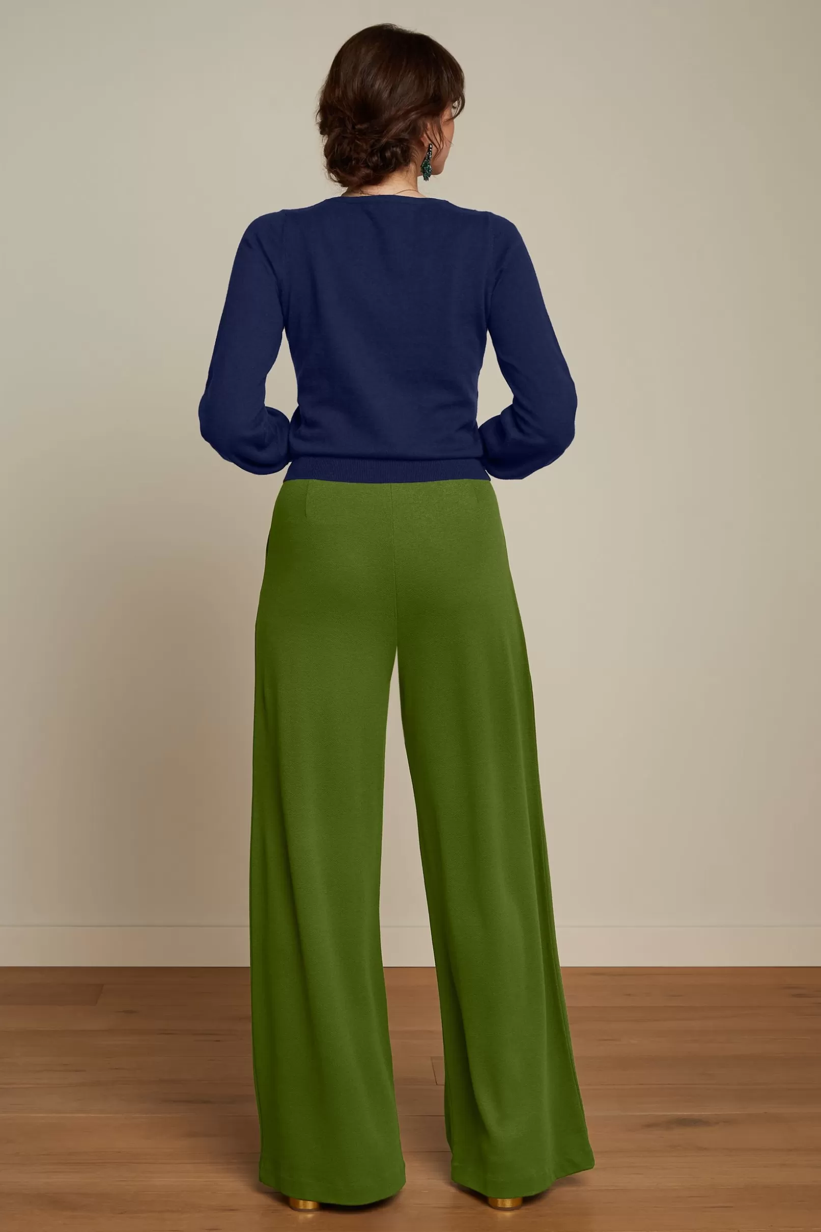 fintan_pants_milano_crepe_2-5.webp Broeken*King Louie Fintan Pants Milano Crepe Olive Green