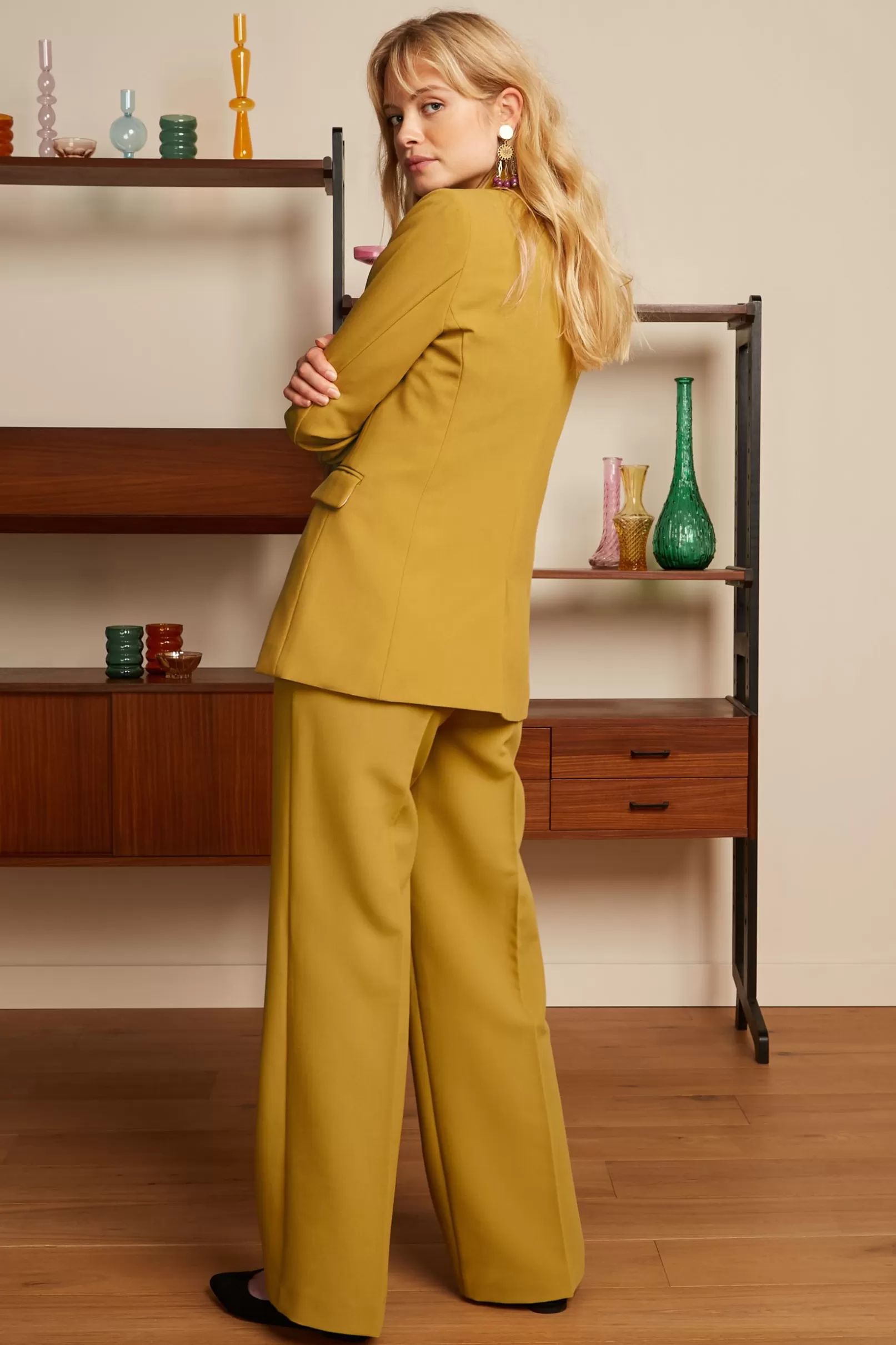 fintan_pants_simonet_2.webp Broeken*King Louie Fintan Pants Simonet Sulphur Yellow