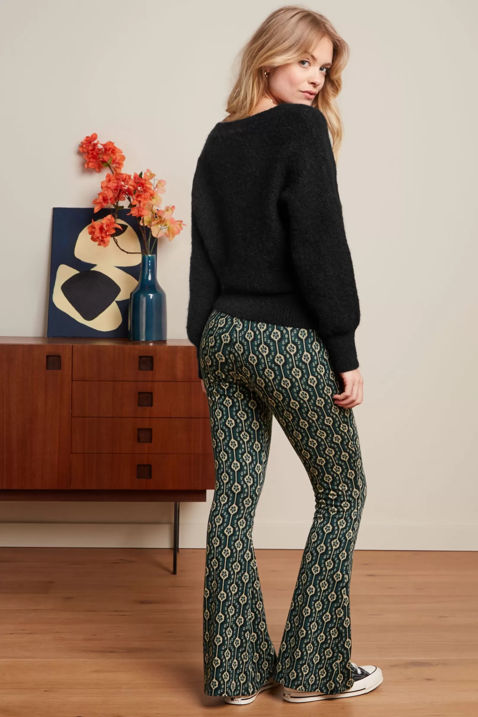 flared_pants_carnaby_2.webp Broeken*King Louie Flared Pants Carnaby Urban Green