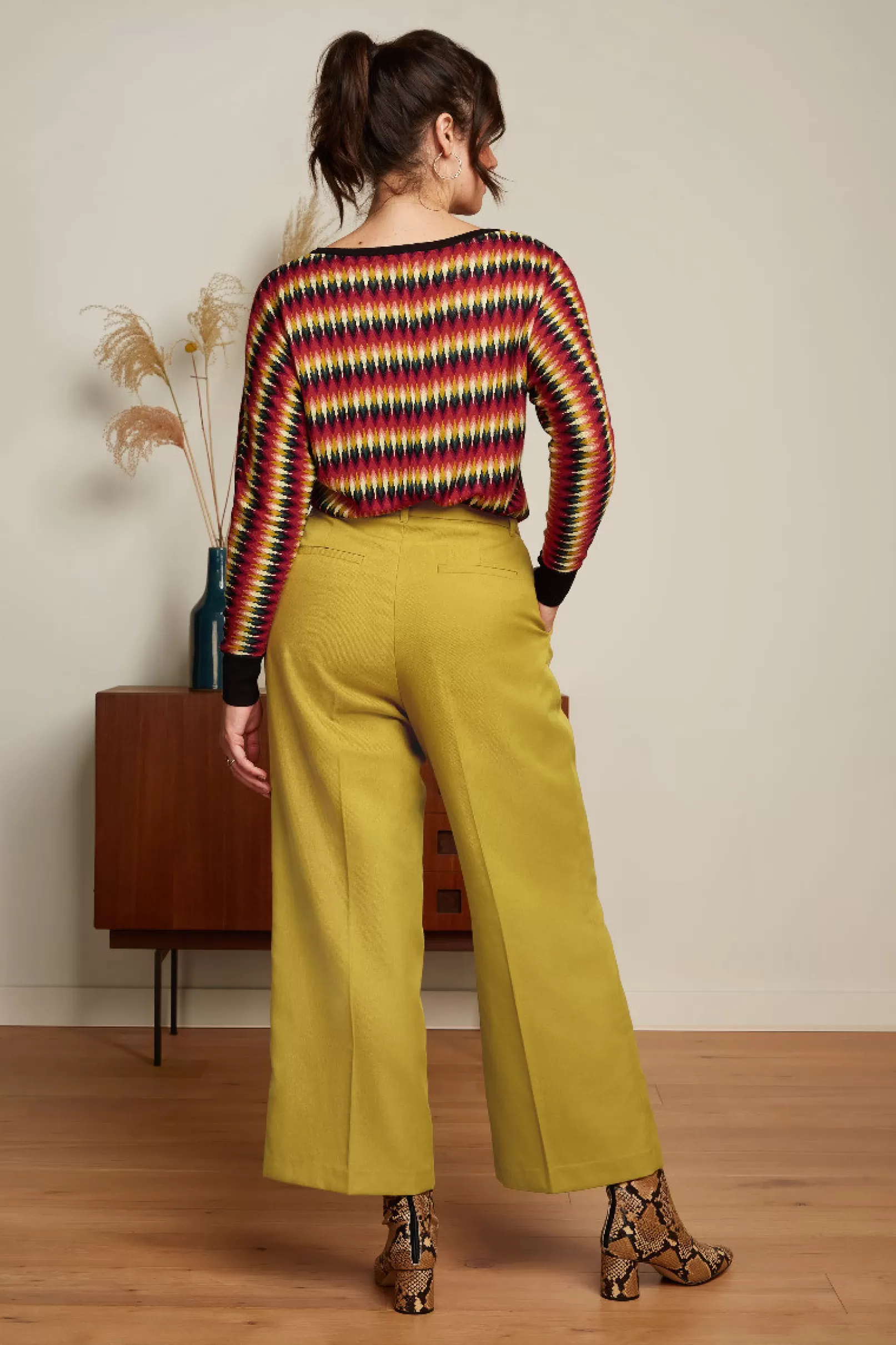 frederica_pants_brighton_5.webp Broeken*King Louie Frederica Pants Brighton Koi Yellow