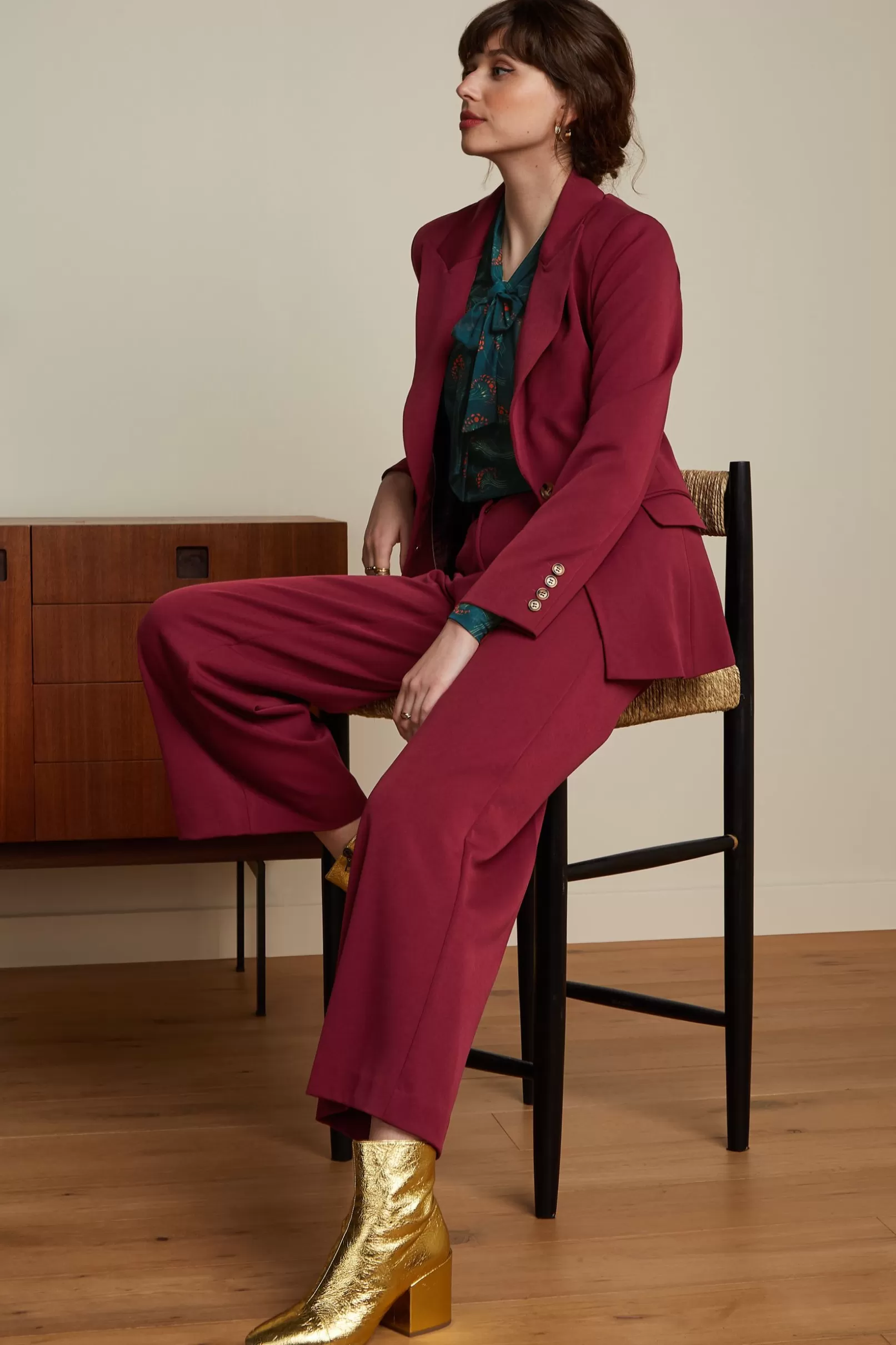 frederica_pants_broadway_0-1.webp Broeken*King Louie Frederica Pants Broadway Cabernet Red