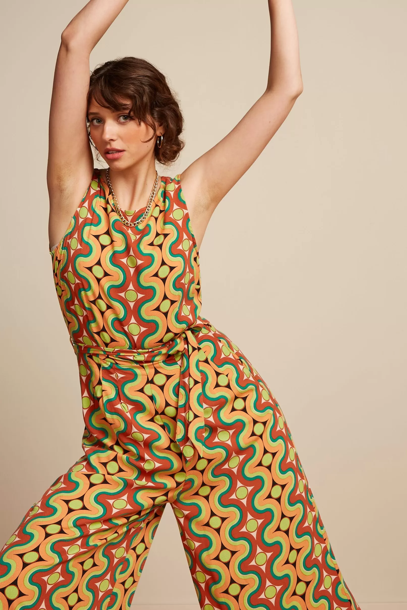 frida_jumpsuit_kizko_4.webp Jumpsuits*King Louie Frida Jumpsuit Kizko Black