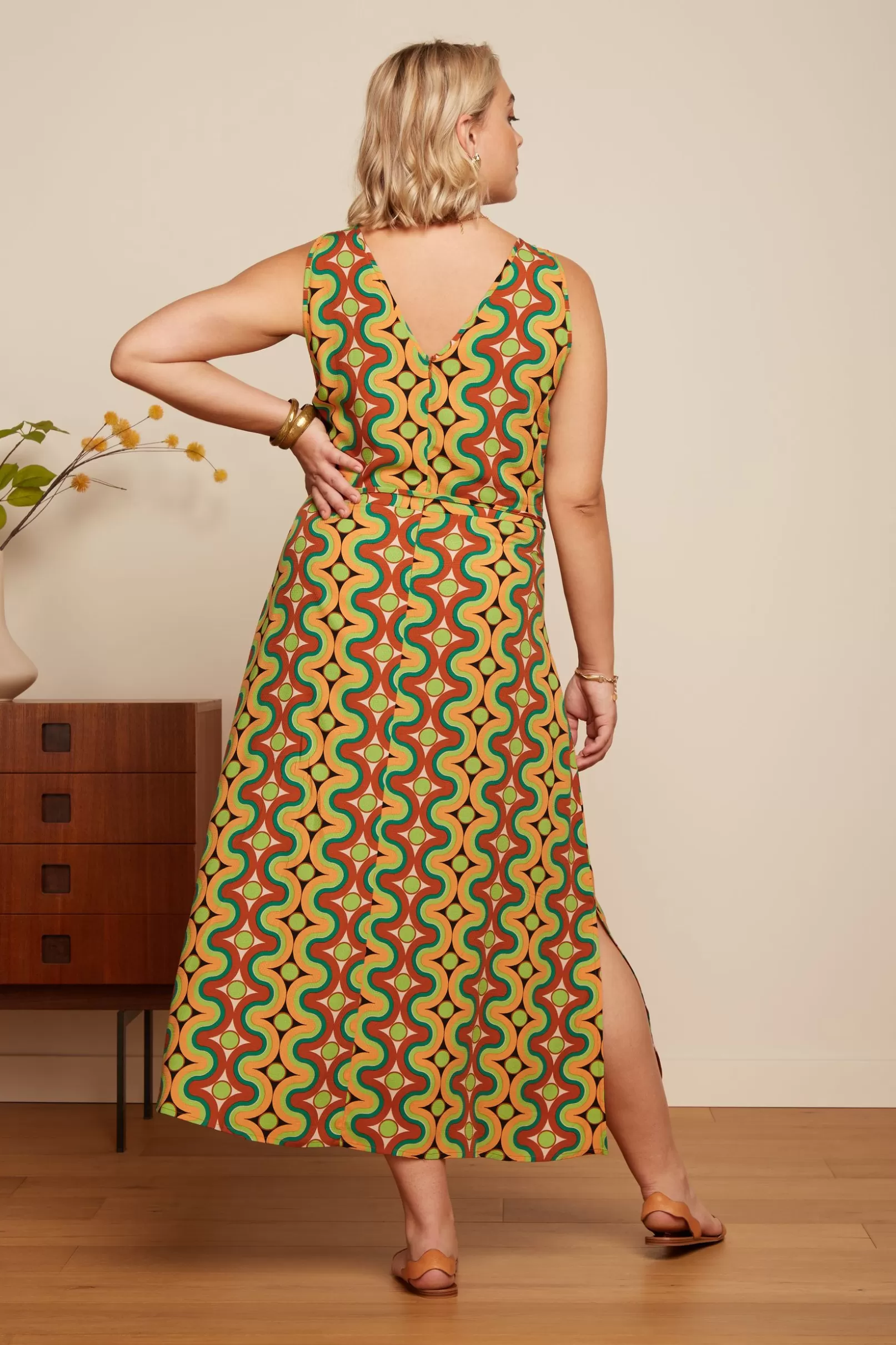 hazel_midi_dress_kizko_2.webp Jurken*King Louie Hazel Midi Dress Kizko Black