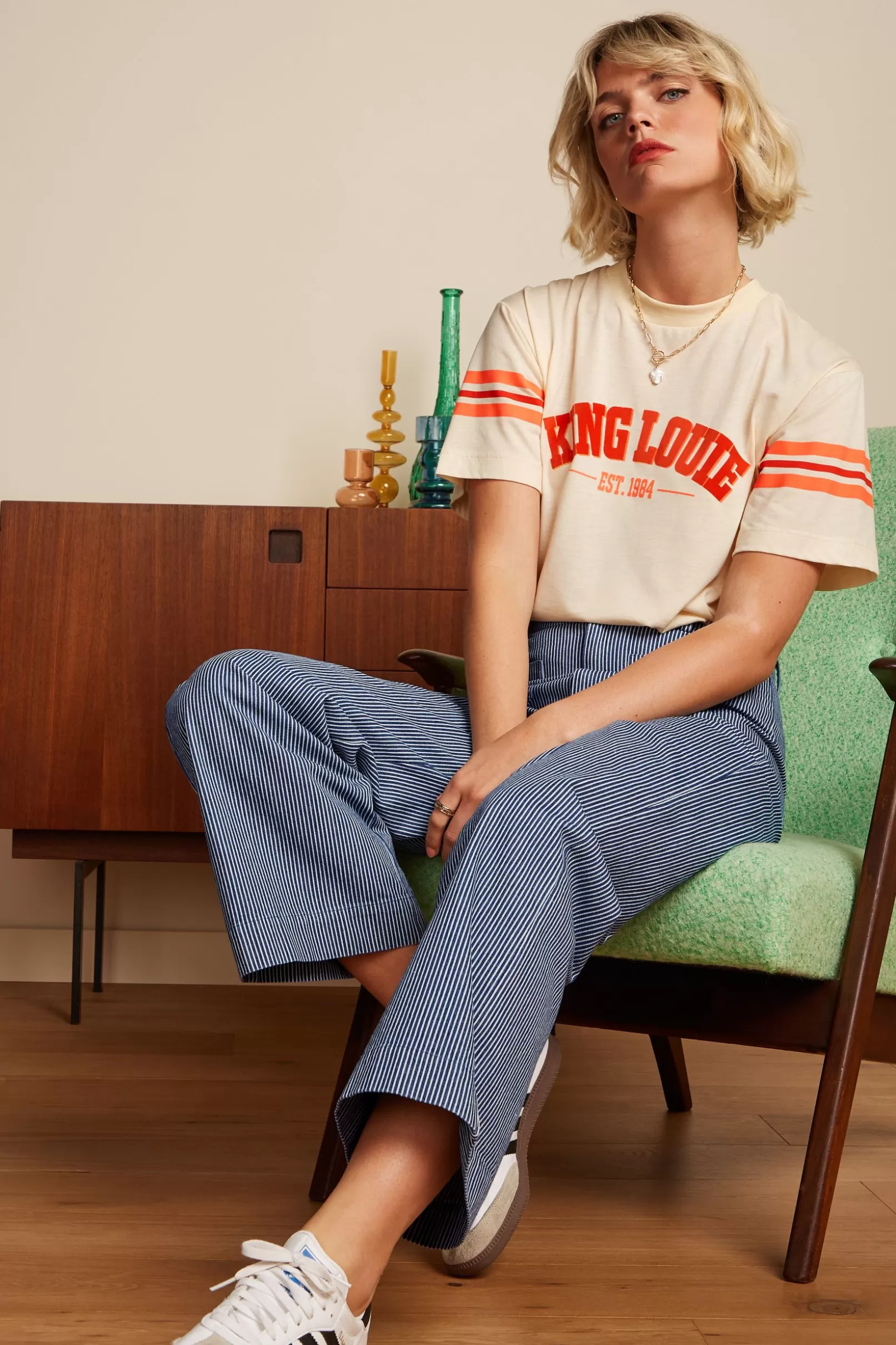 high_waist_pocket_pants_osei_stripe_1.webp Broeken*King Louie High Waist Pocket Pants Osei Stripe Denim Blue