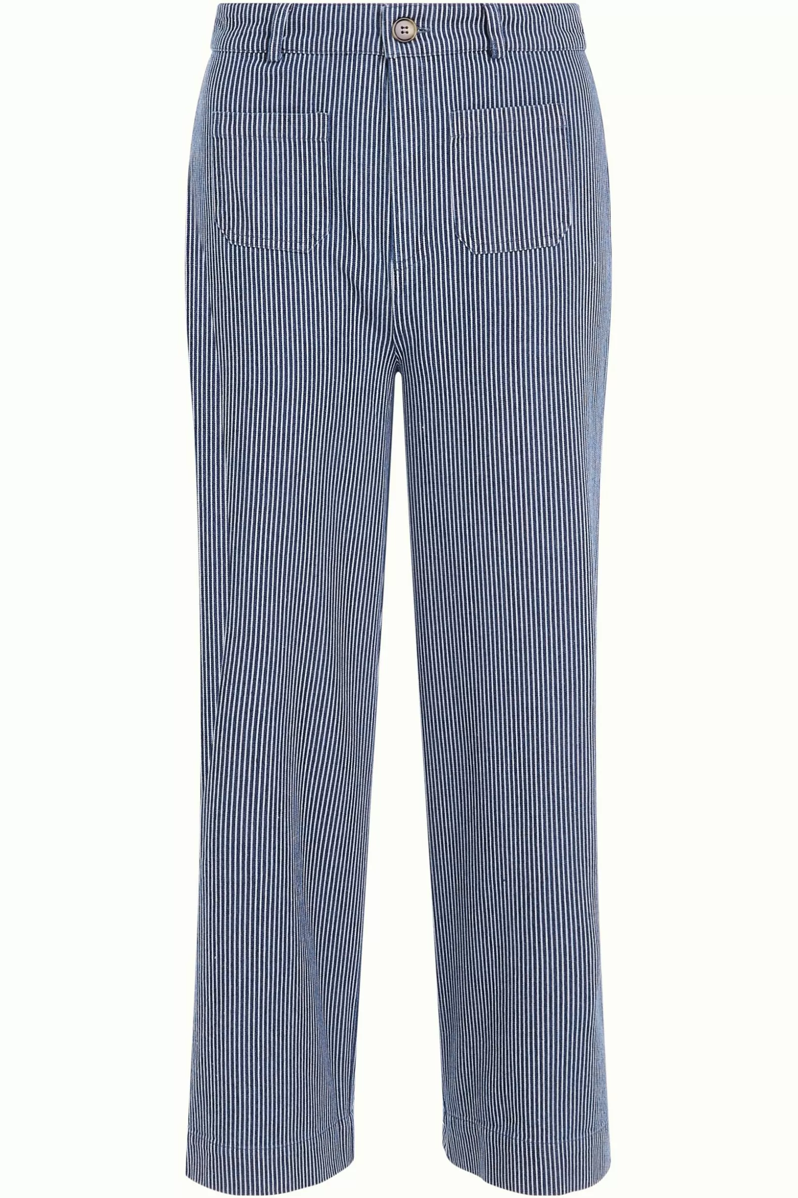 high_waist_pocket_pants_osei_stripe_3.webp Broeken*King Louie High Waist Pocket Pants Osei Stripe Denim Blue
