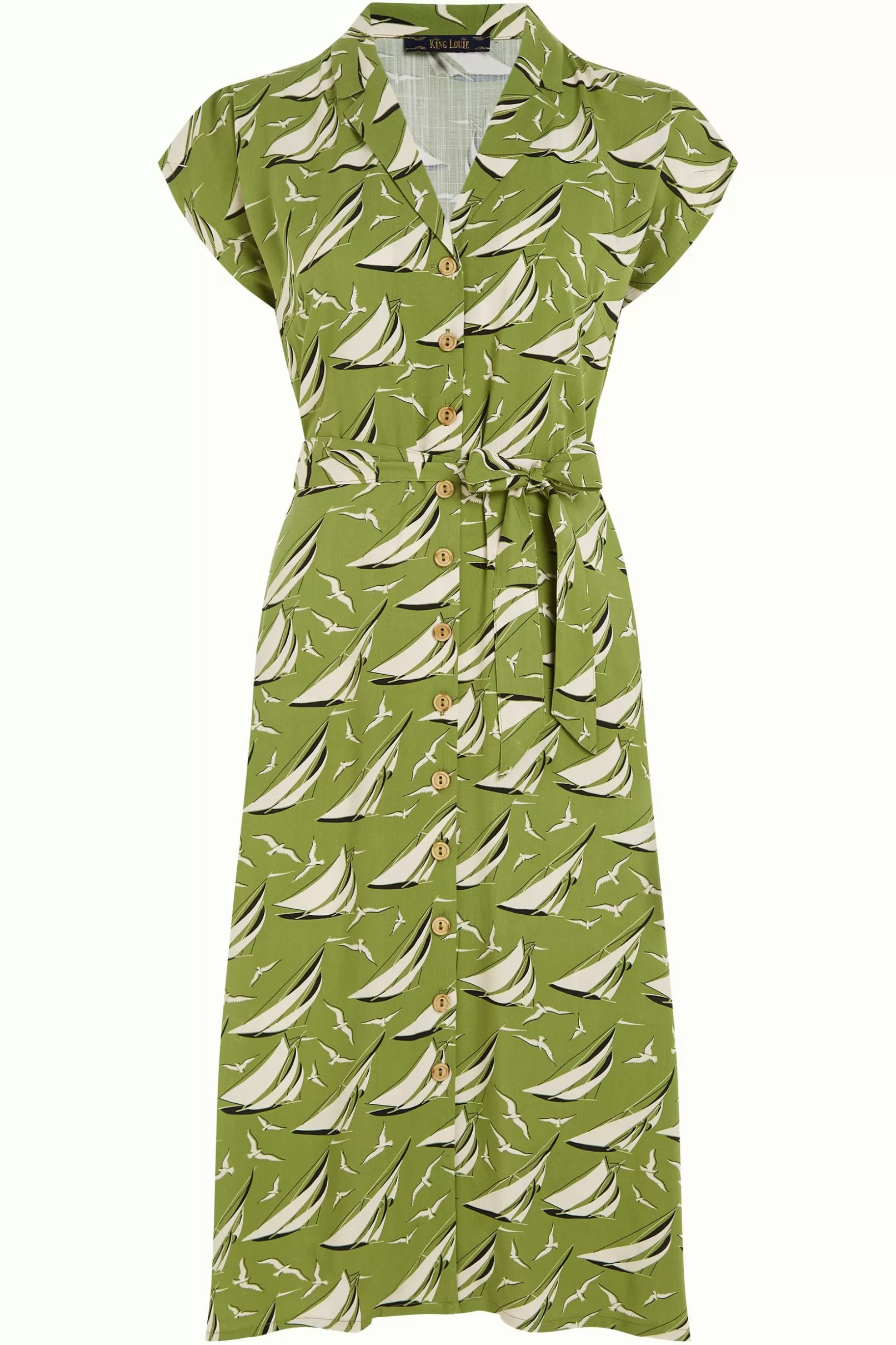 irene_dress_bateau_3.webp Jurken*King Louie Irene Dress Bateau Woodbine Green