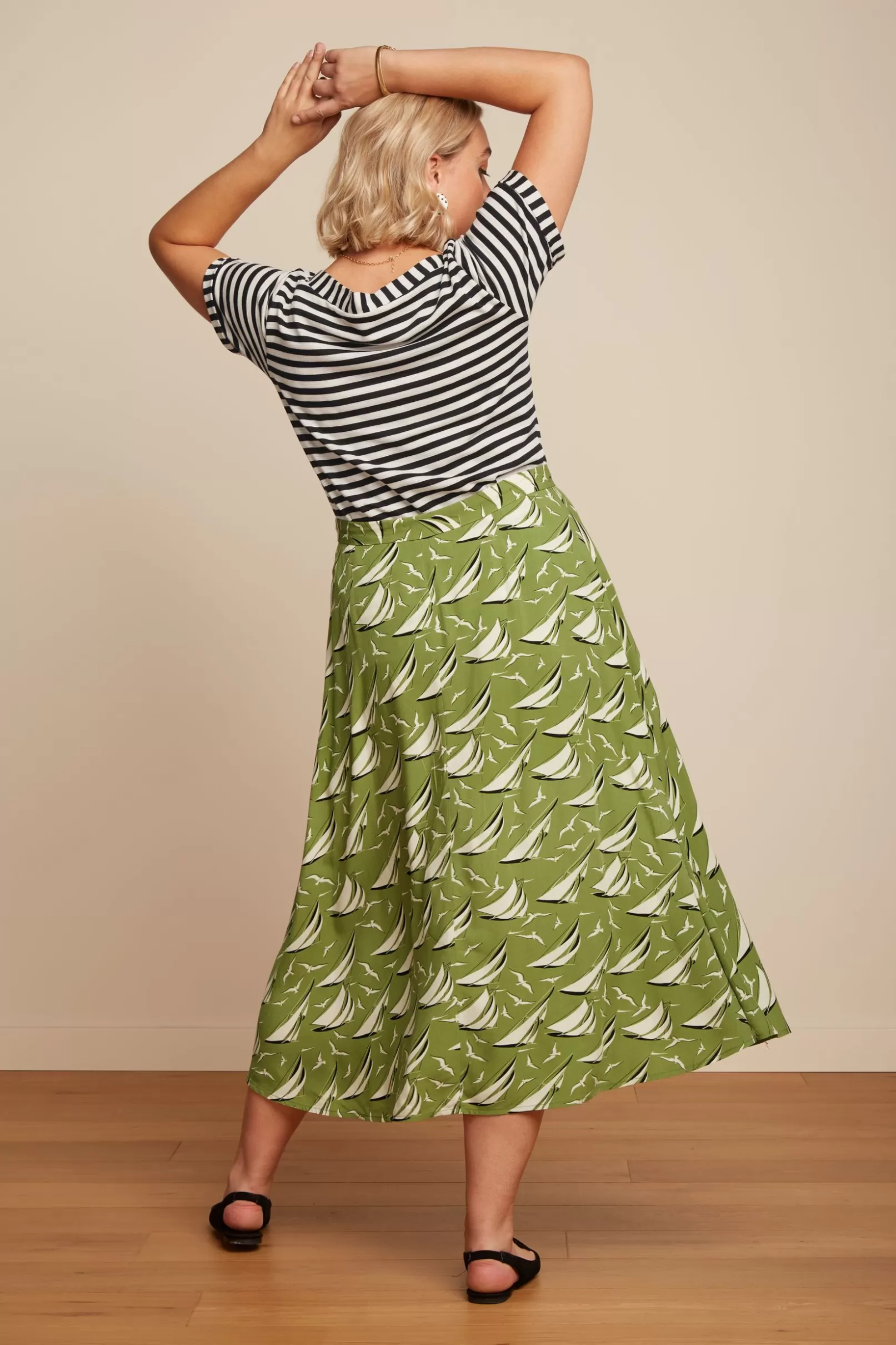 judy_midi_skirt_bateau_6.webp Rokken*King Louie Judy Midi Skirt Bateau Woodbine Green