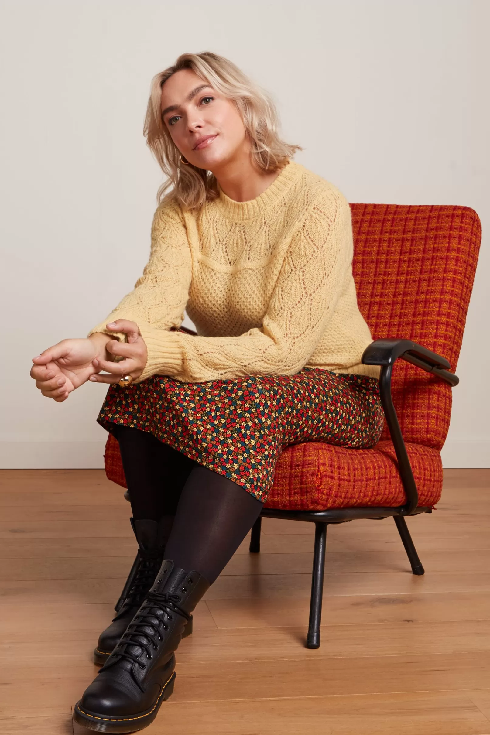 juno_skirt_flaminga_1.webp Rokken*King Louie Juno Skirt Flaminga Black