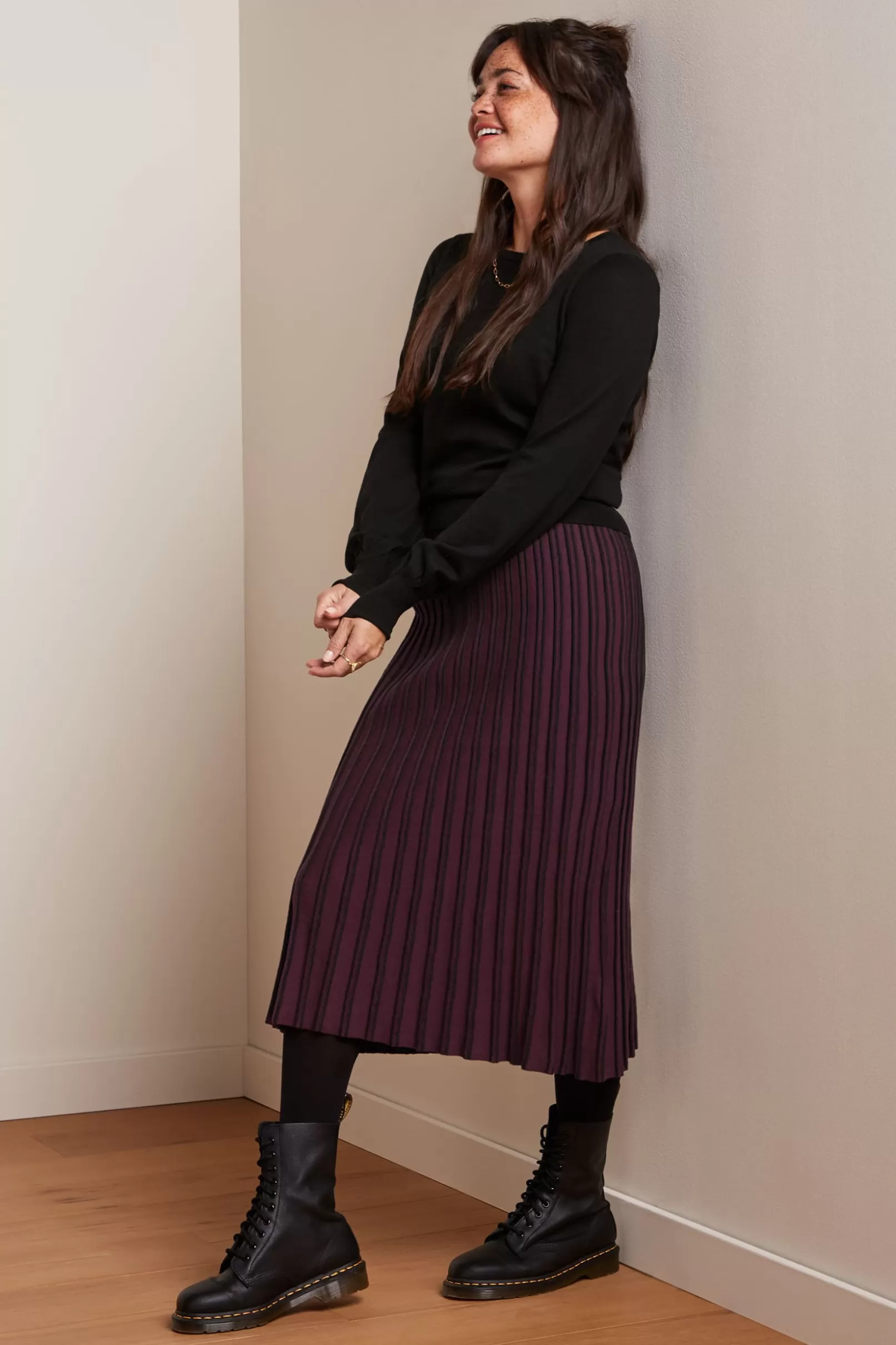 knit_skirt_gilmour_0.webp Rokken*King Louie Knit Skirt Gilmour Black