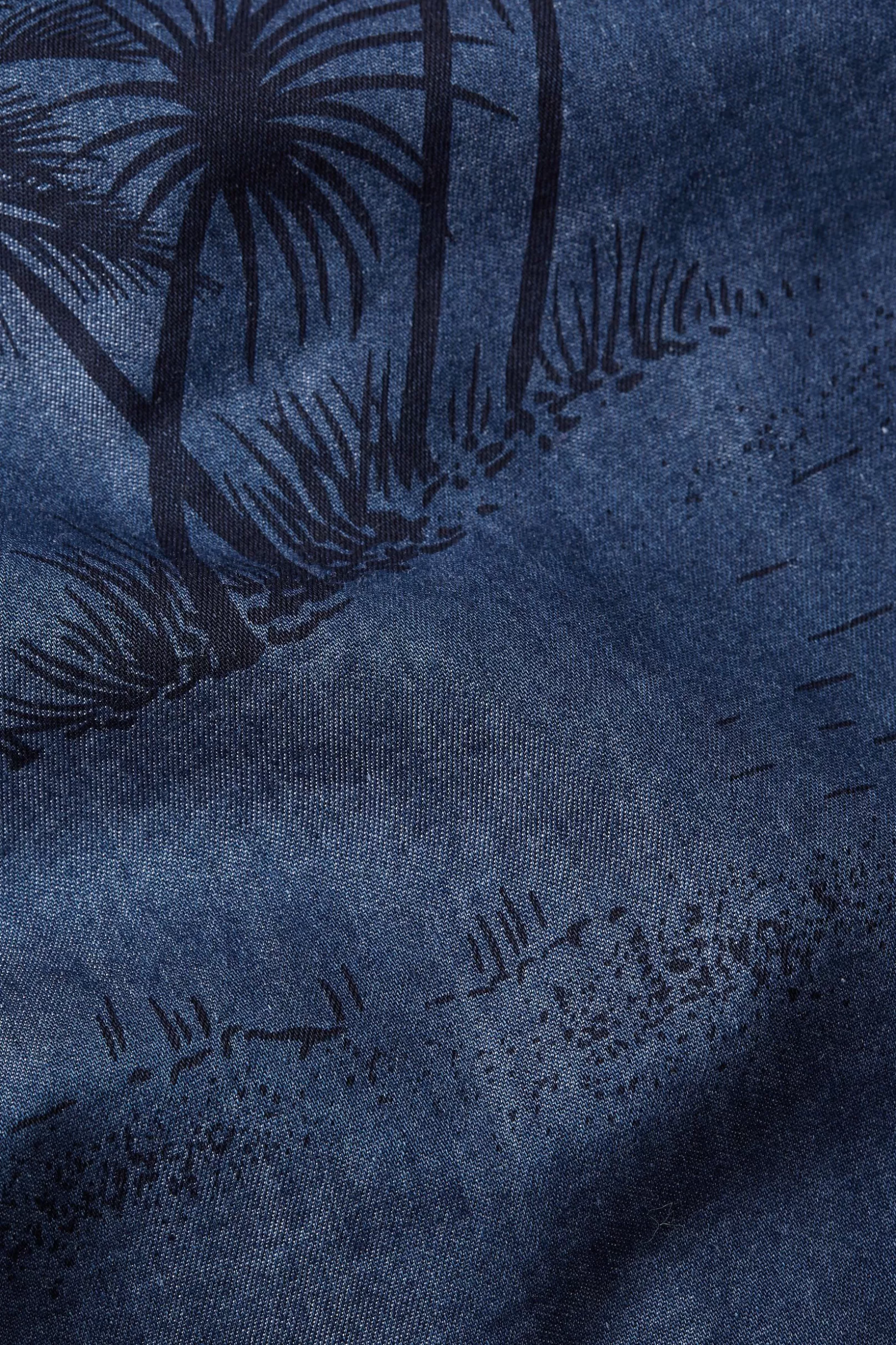 knot_blouse_daytrip_3.webp Blouses*King Louie Knot Blouse Daytrip Denim Blue