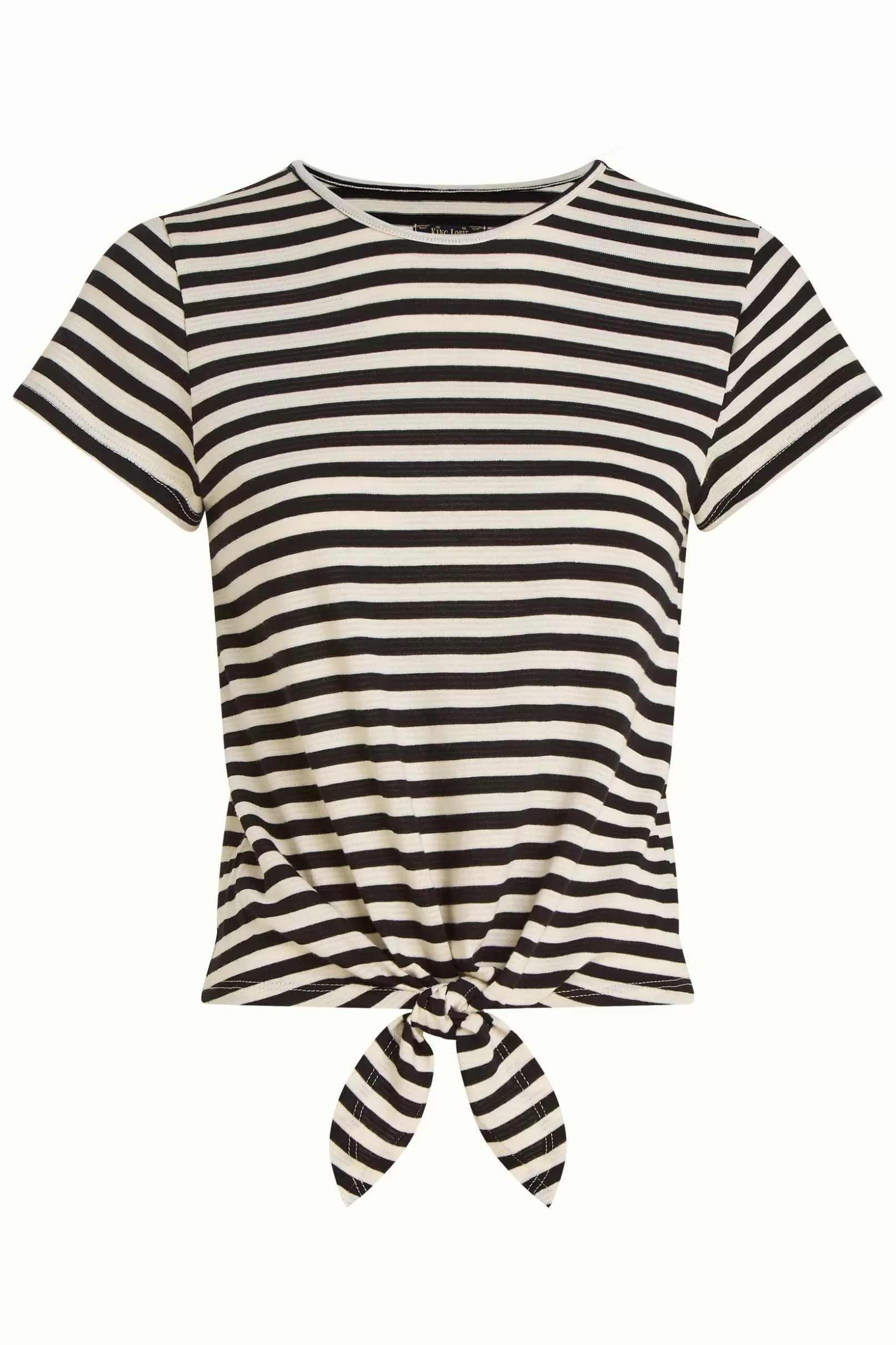 knot_tshirt_chopito_stripe_3.webp Tops & Shirts*King Louie Knot T-Shirt Chopito Stripe Black
