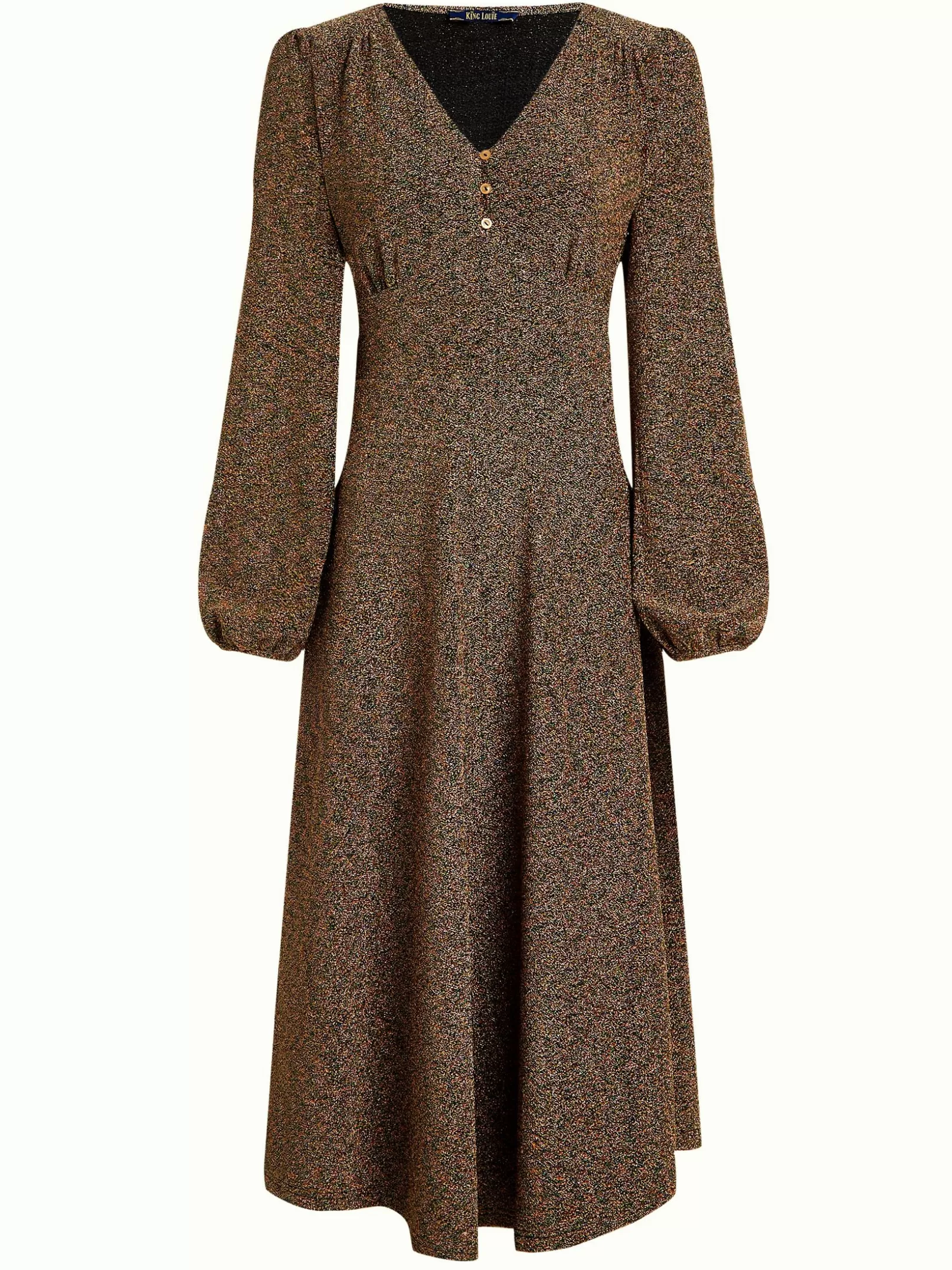 lelia_dress_carousel_lurex_3.webp Jurken*King Louie Lelia Dress Carousel Lurex Gold