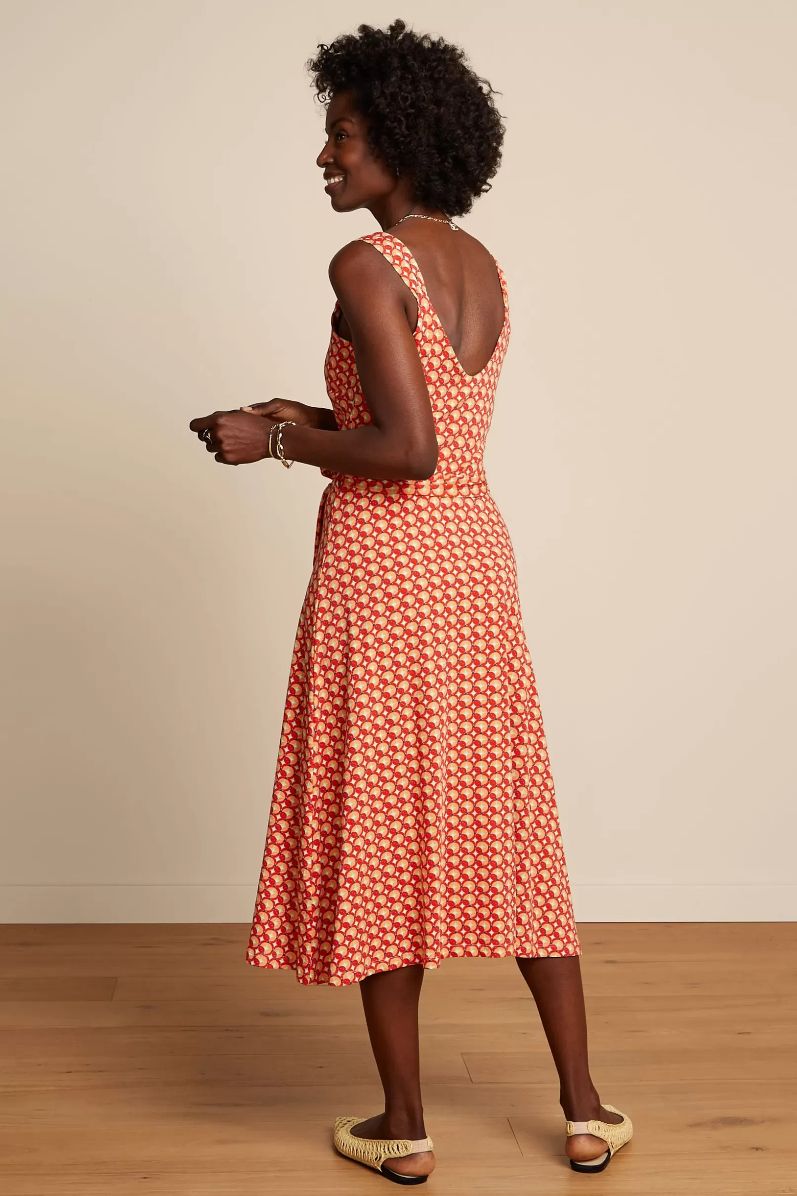 lenny_dress_rowe_2.webp Jurken*King Louie Lenny Dress Rowe Fiery Red