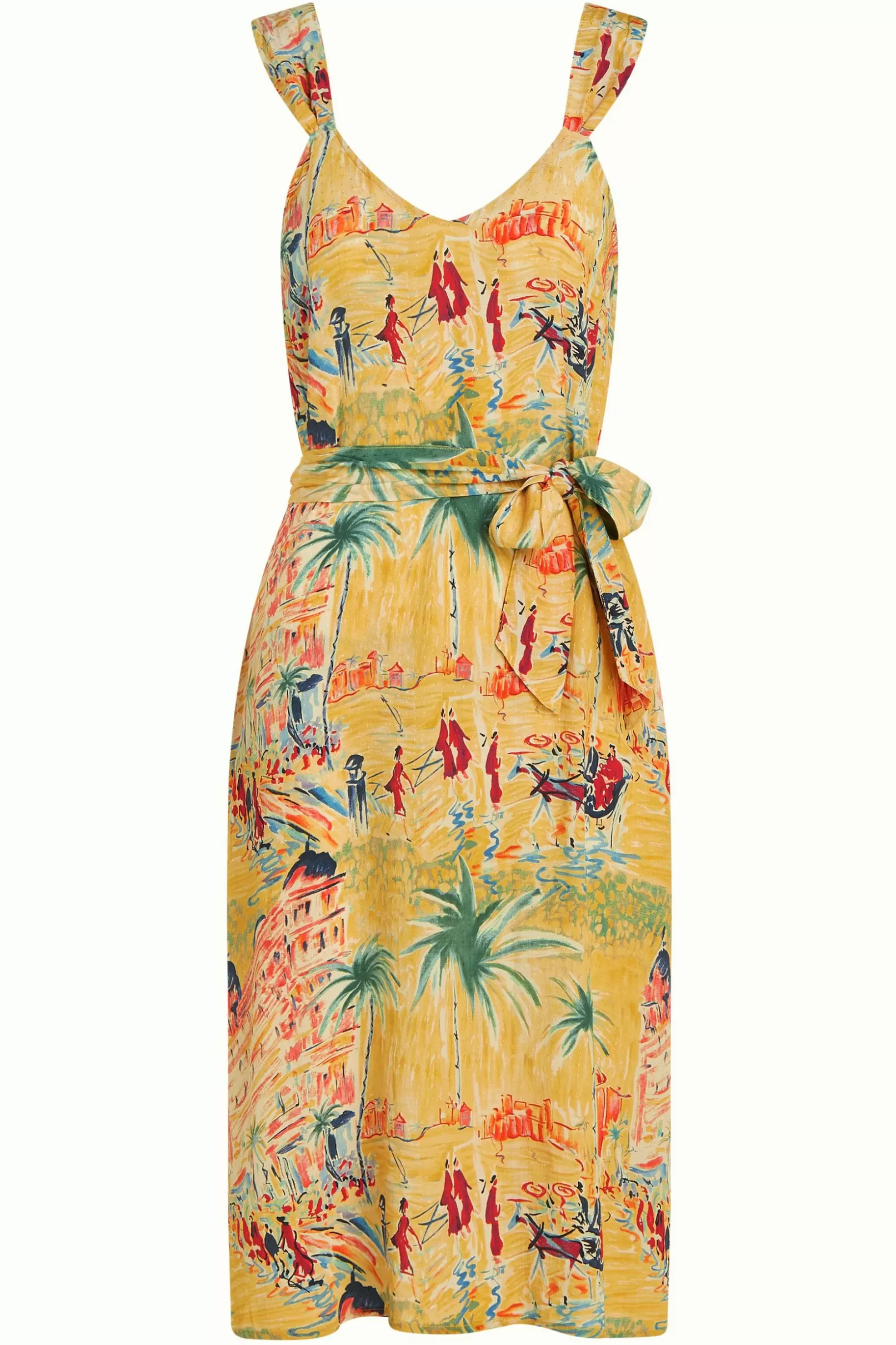 lenny_dress_serafini_3.webp Jurken*King Louie Lenny Dress Serafini Tuscan Yellow