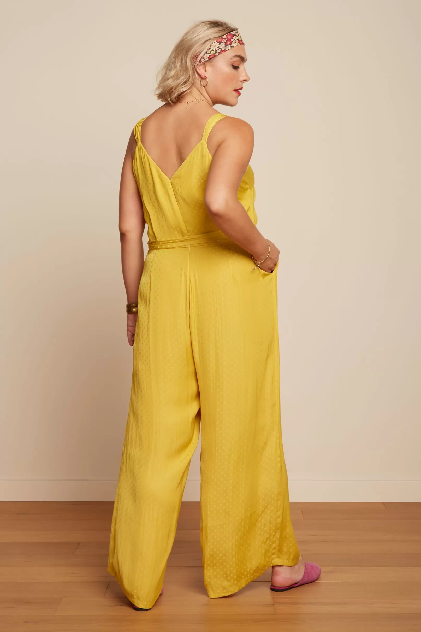 lenny_jumpsuit_bisque_2.webp Jumpsuits*King Louie Lenny Jumpsuit Bisque Tuscan Yellow