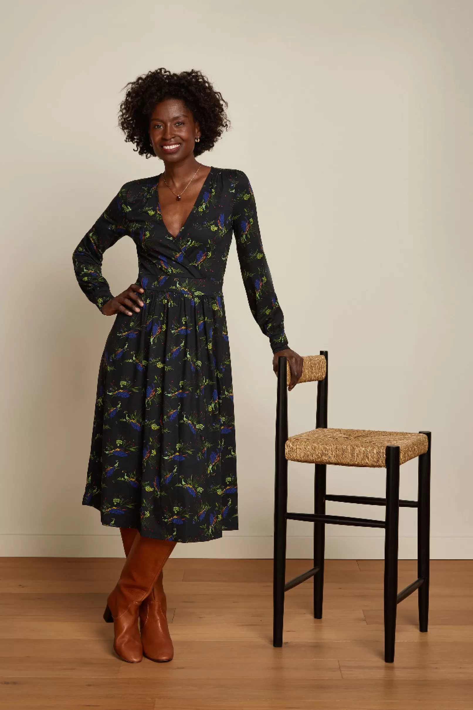 loretta_dress_radiant_0.webp Jurken*King Louie Loretta Dress Radiant Black