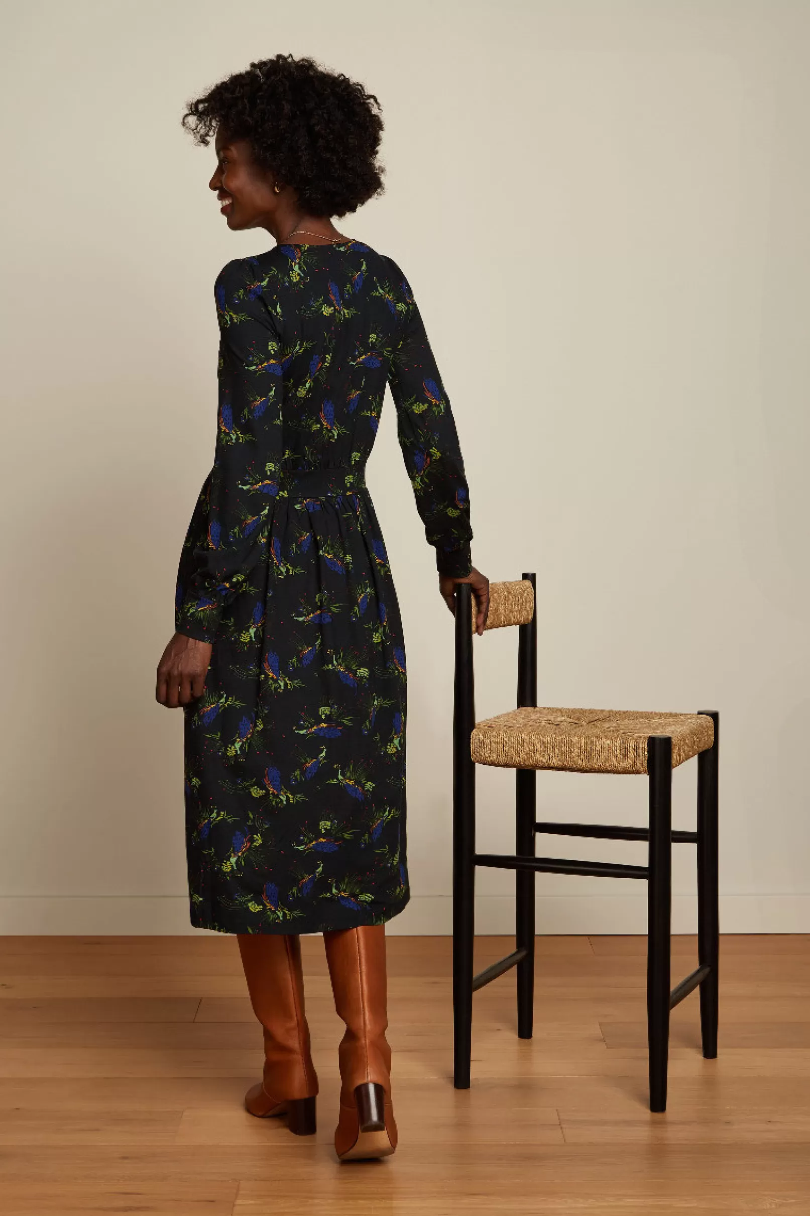 loretta_dress_radiant_2.webp Jurken*King Louie Loretta Dress Radiant Black